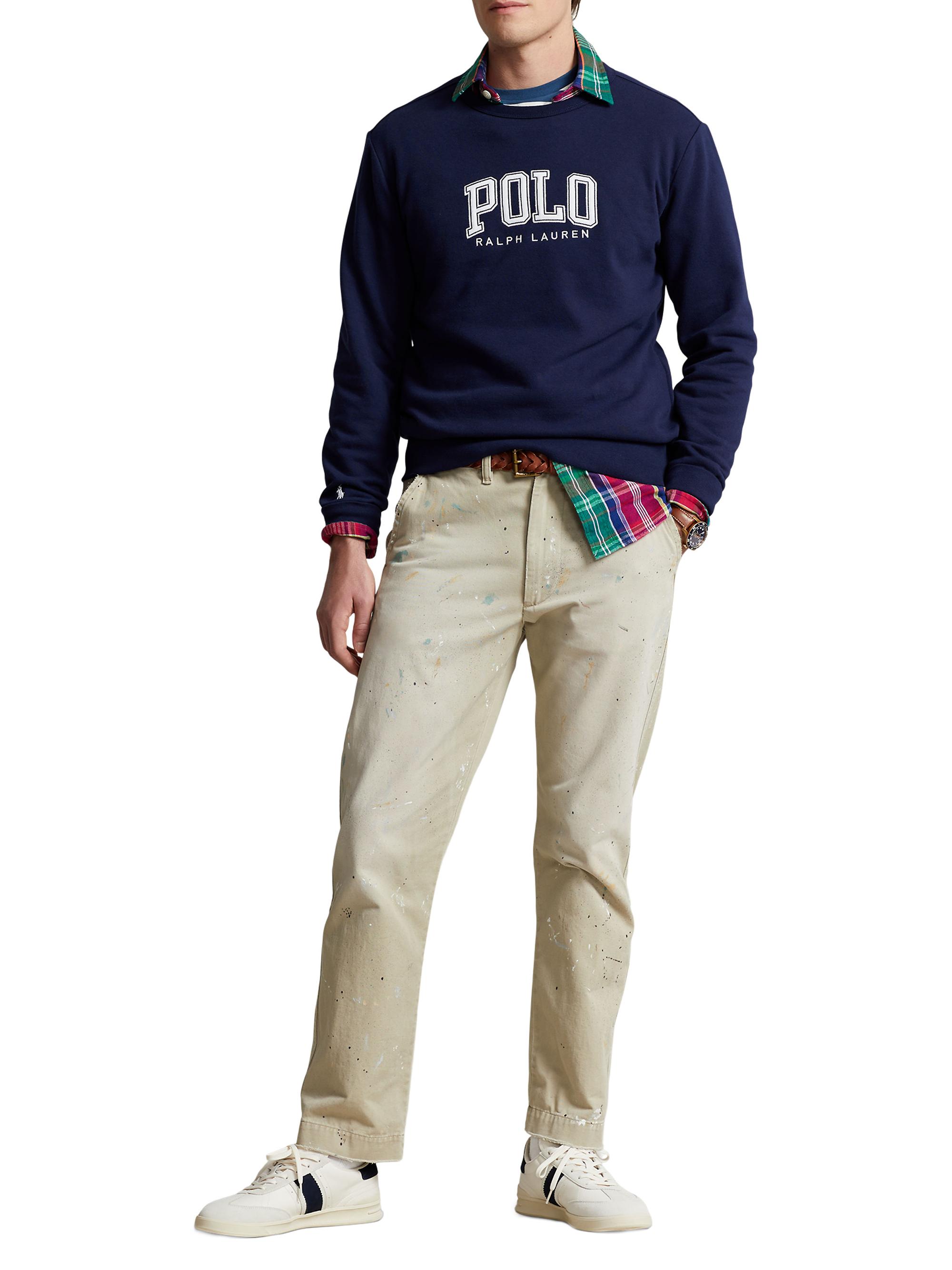 Polo Ralph Lauren Logo-Embroidered Crewneck Sweatshirt | Saks