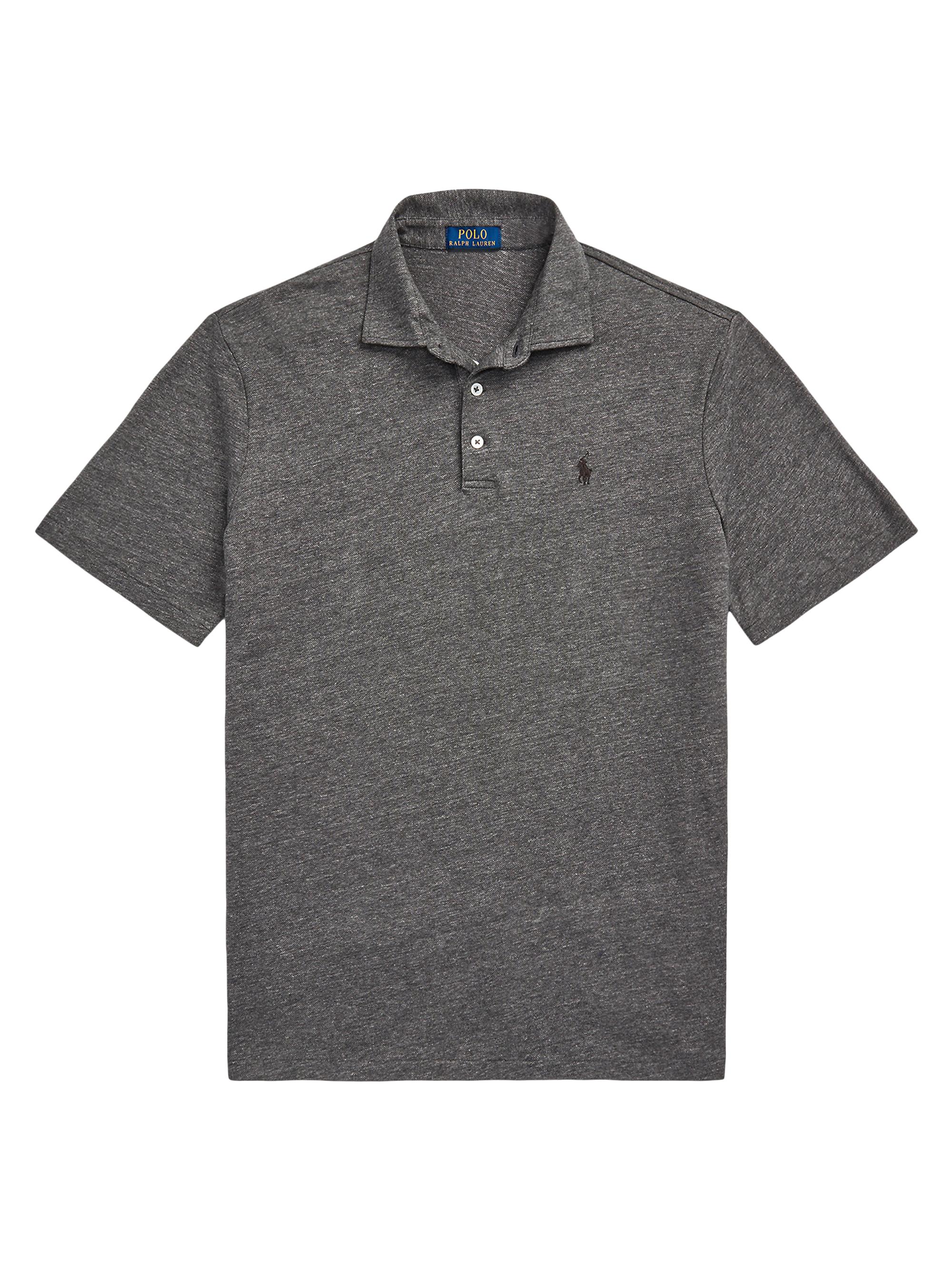 Polo Ralph Lauren Men's Cotton & Linen-Blend Polo Shirt - White