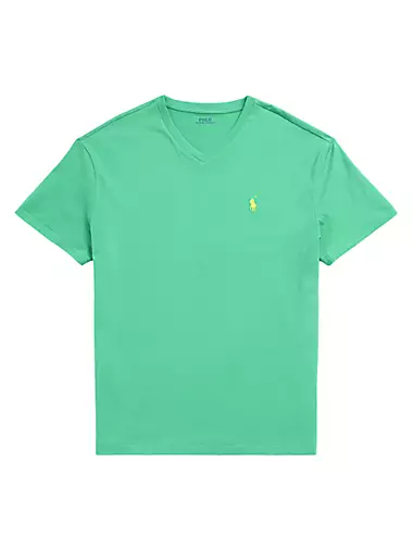 Polo Ralph Lauren Classic Fit V-Neck Cotton T-Shirt - Mens