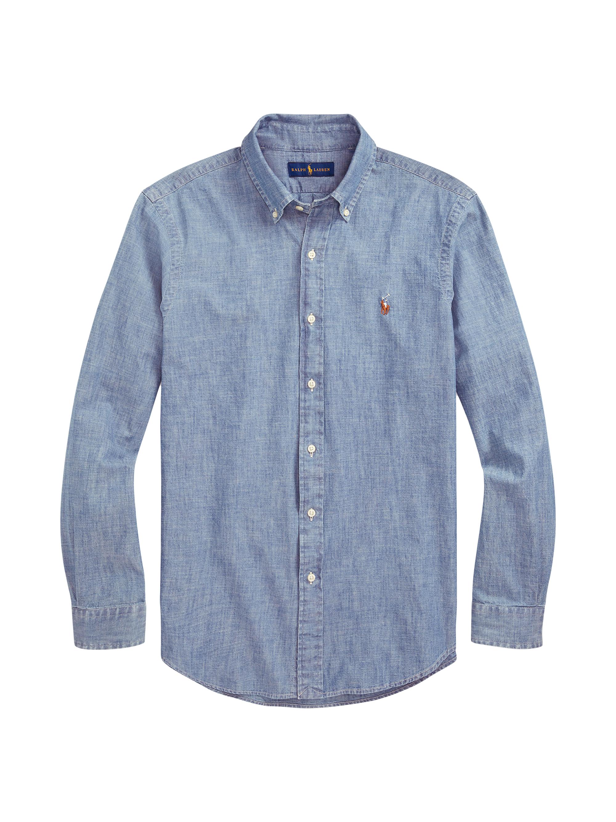 Polo Ralph Lauren Garment-Dyed Classic-Fit Oxford Shirt | Saks
