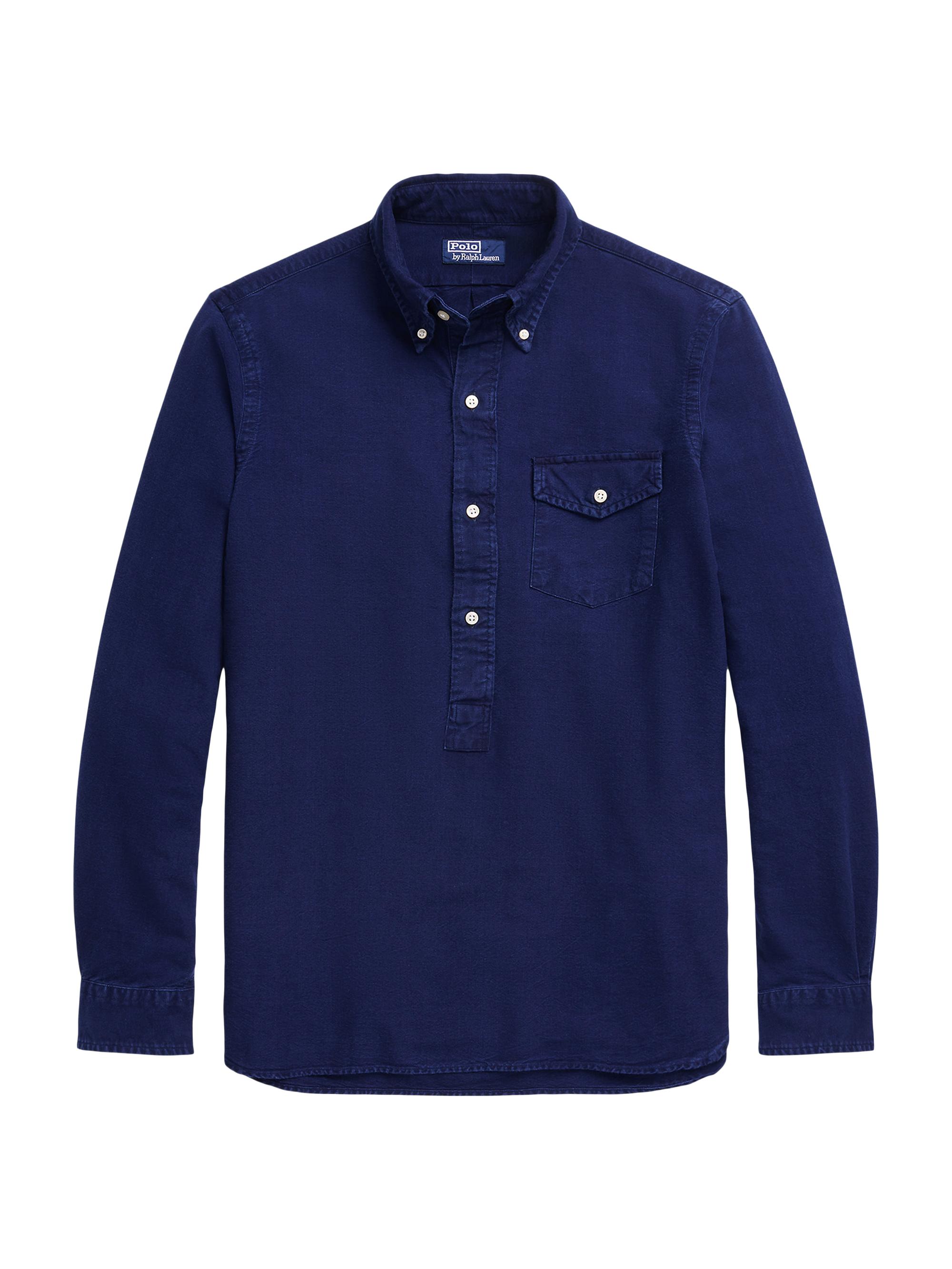 Polo Ralph Lauren Men's Cotton Sport Shirt - Indigo