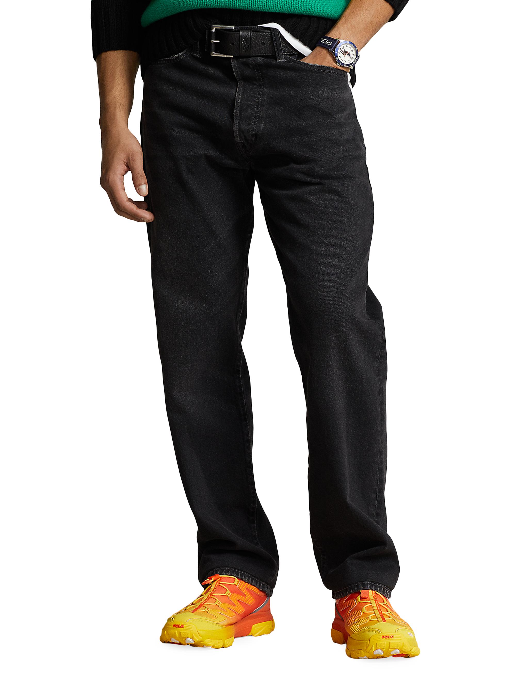 Polo Ralph Lauren 3X1 Rigid Denim Straight-Leg Jeans | Saks Fifth