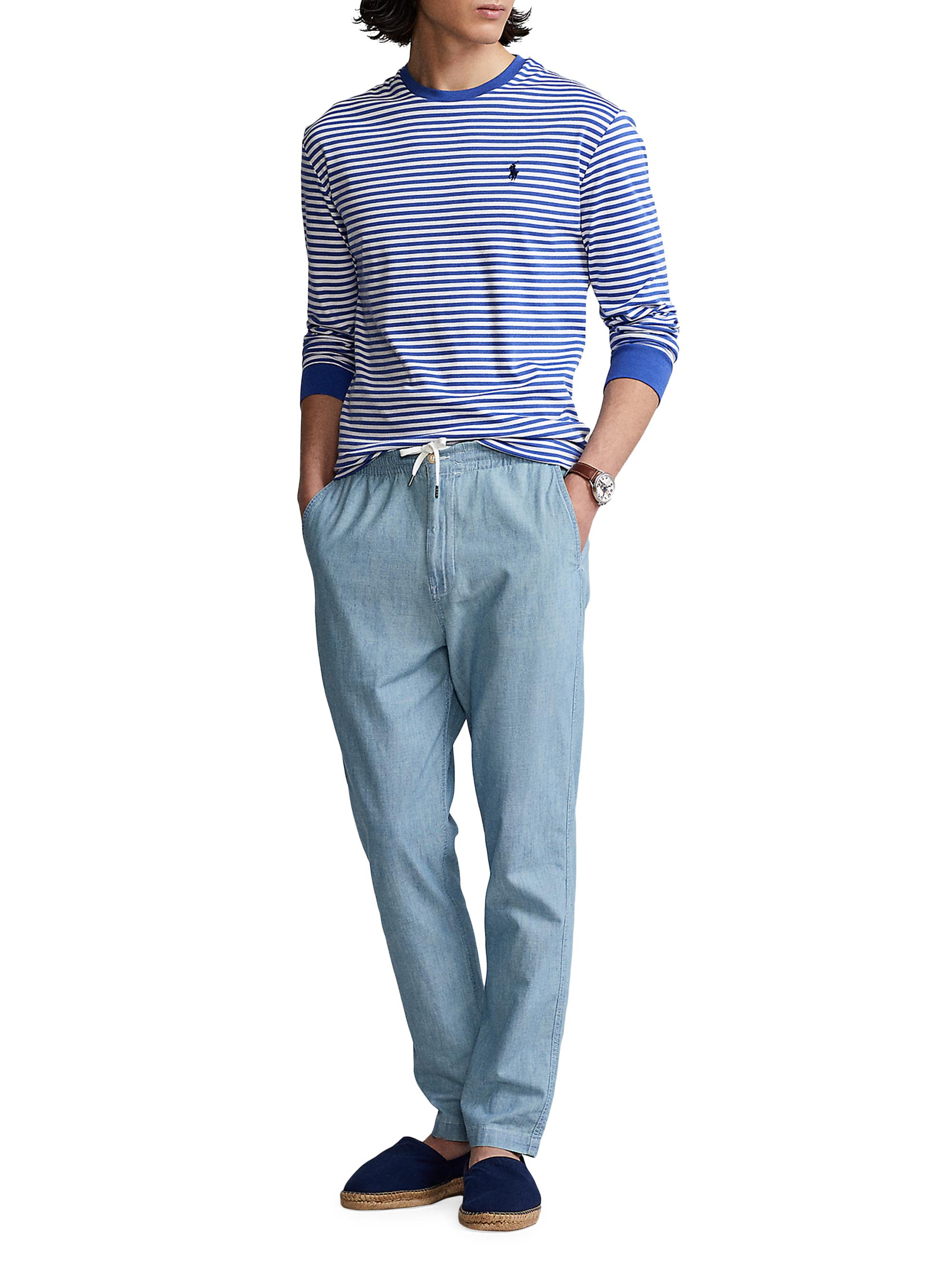 Shop Polo Ralph Lauren Stretch Twill Flat Front Pants | Saks Fifth 