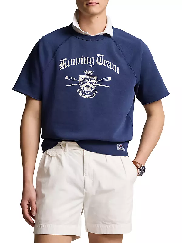 Rowing Vintage Fleece Short-Sleeve Sweatshirt
