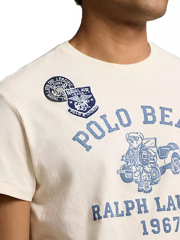 Shop Polo Ralph Lauren Polo Bear Vintage Jersey T-Shirt