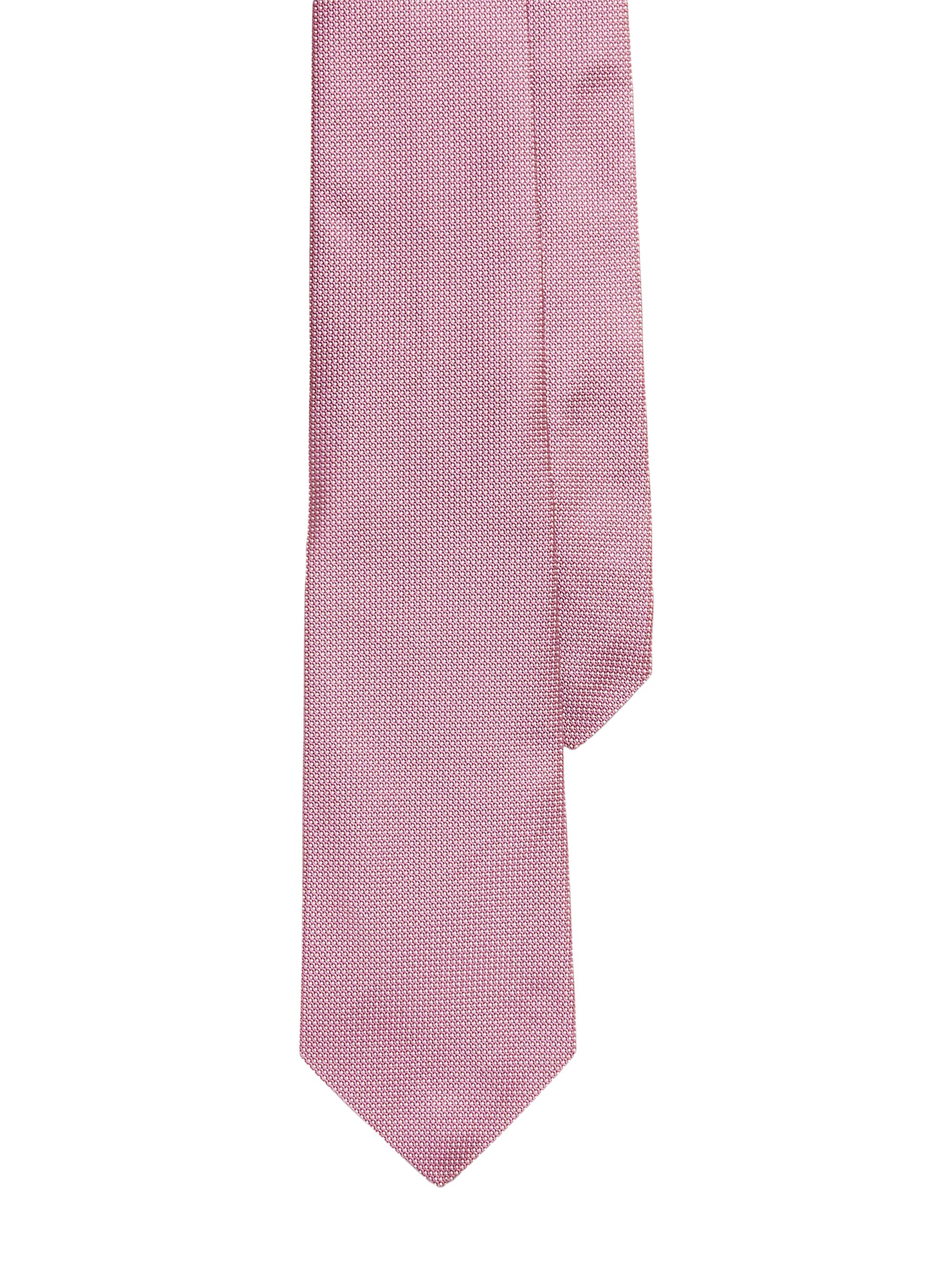 Polo Ralph Lauren Men's Pin Dot Silk Tie - Pink White