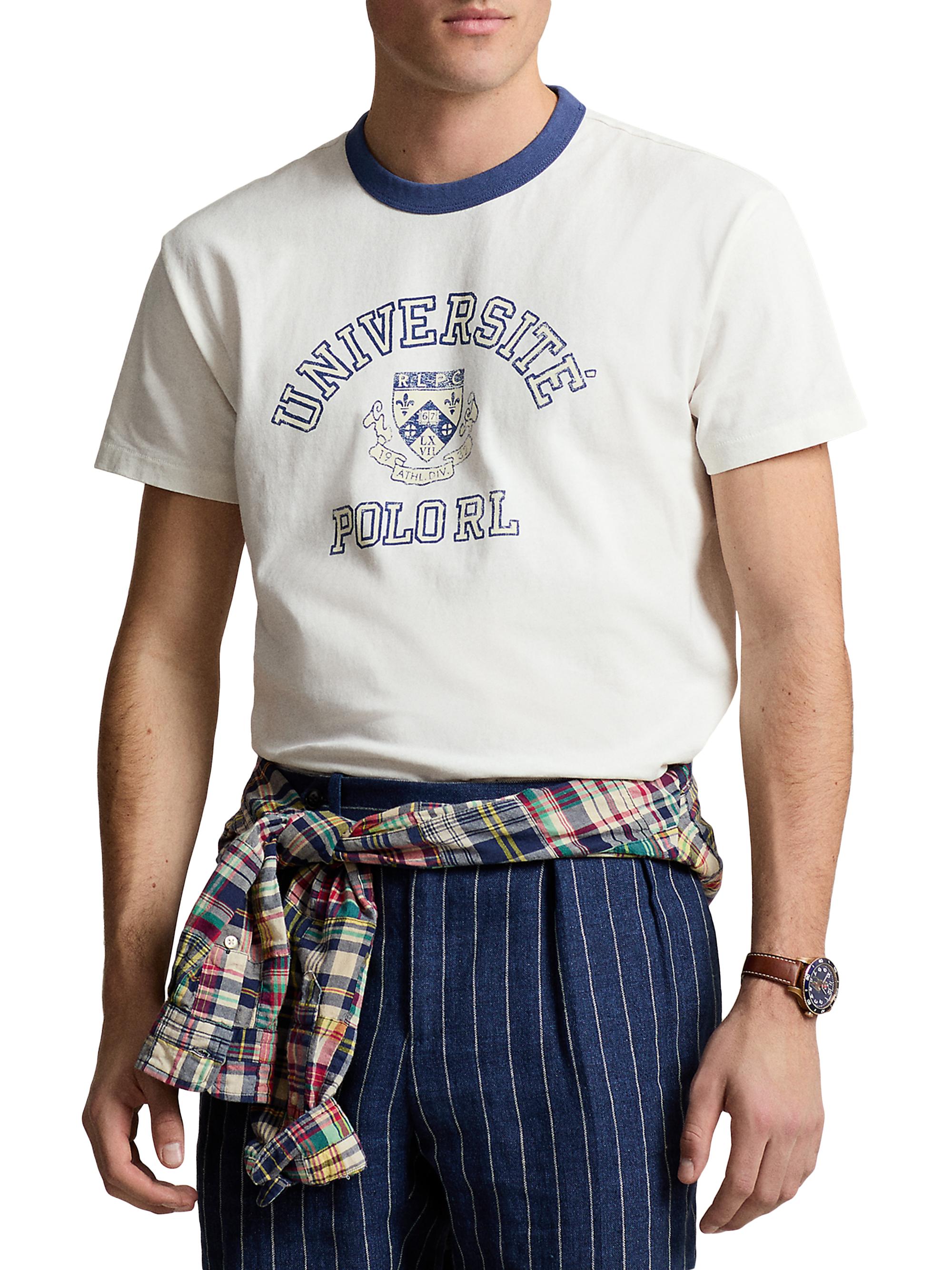 Polo Ralph Lauren Collegiate Logo T-Shirt | Saks Fifth Avenue
