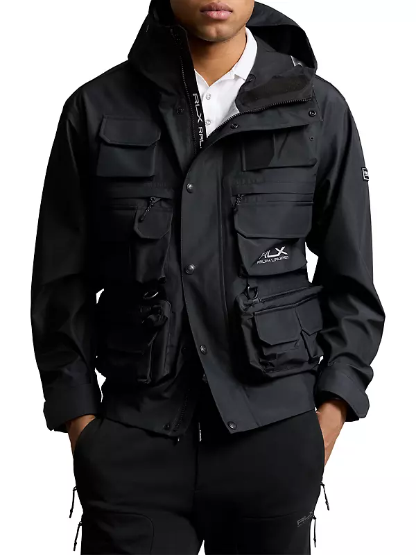 Shop RLX Ralph Lauren Zeke Hooded Field Jacket | Saks Fifth Avenue