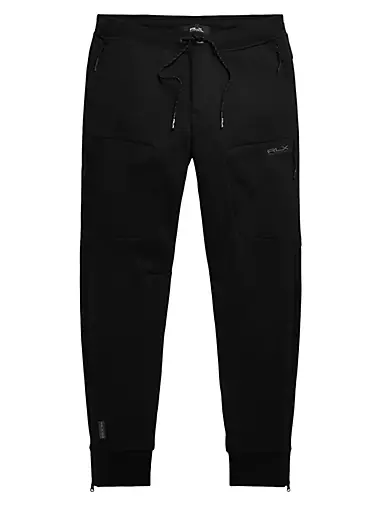 Polo Sport Ralph Lauren Mens Color Block Double-Knit Joggers Sweatpants  (Medium) 