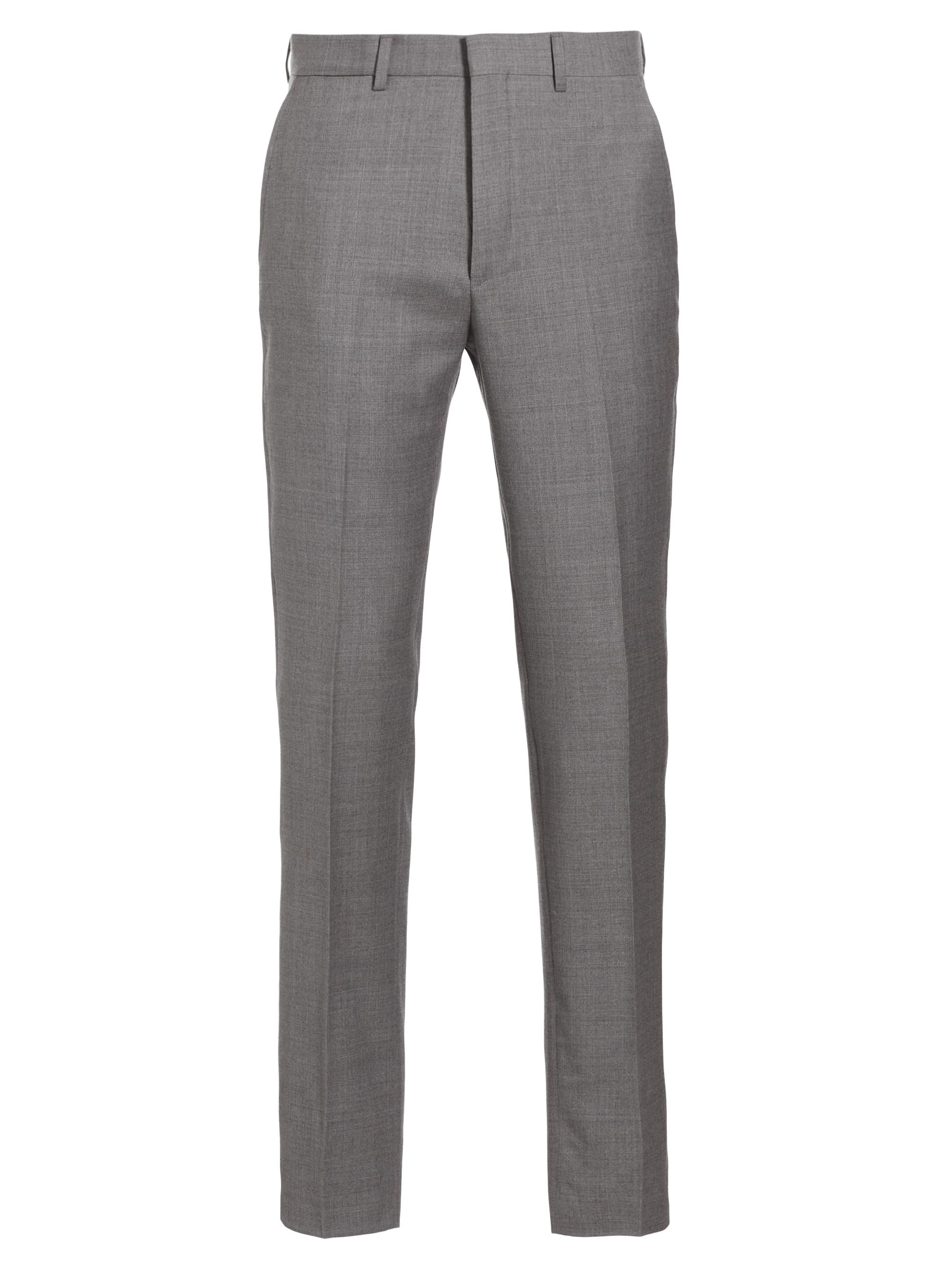 Polo Ralph Lauren Men's Wool Twill Slim-Fit Trousers - Heather Grey