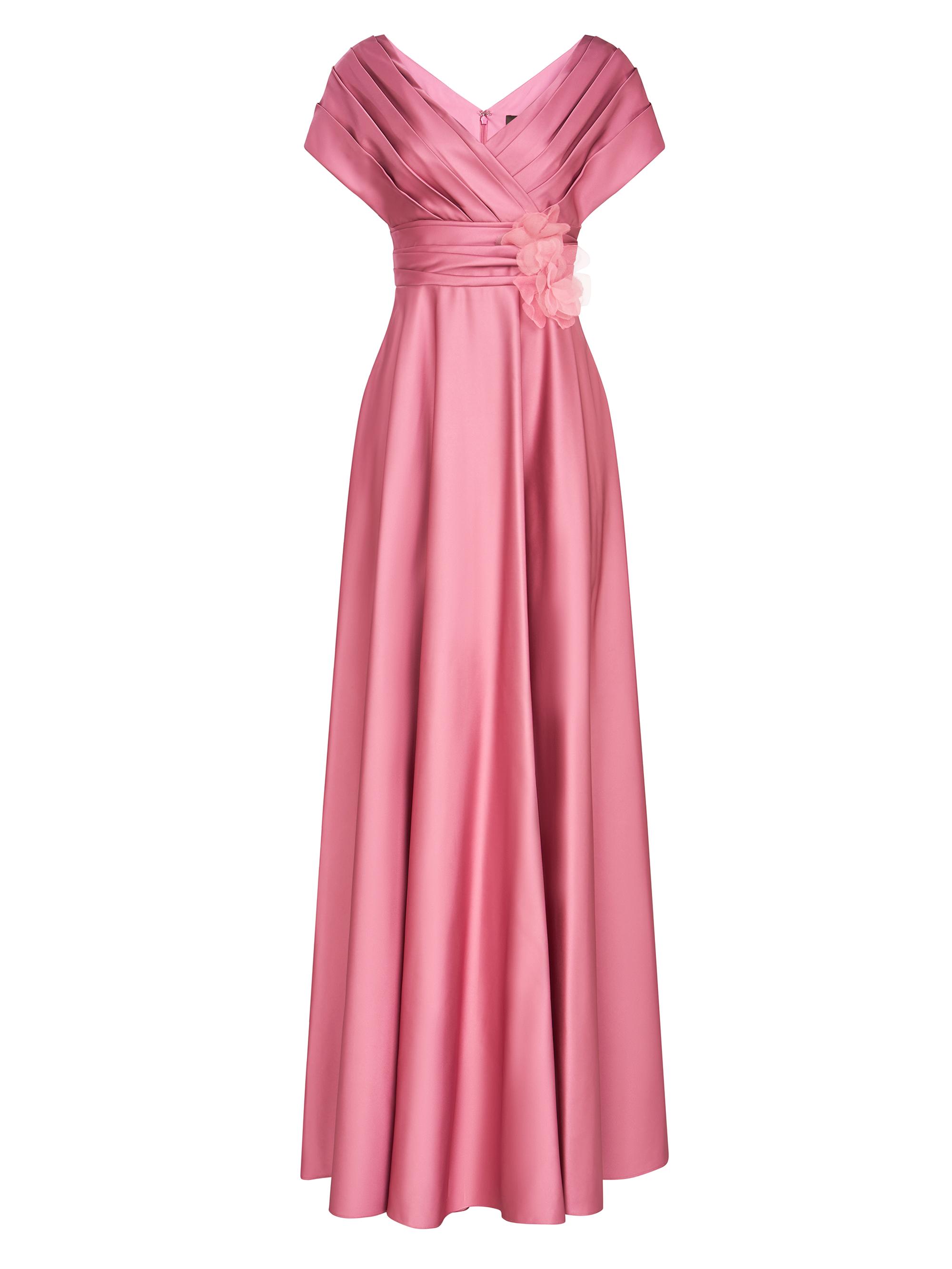 Theia Women's Cecelia Draped A-Line Gown - Vintage Primrose