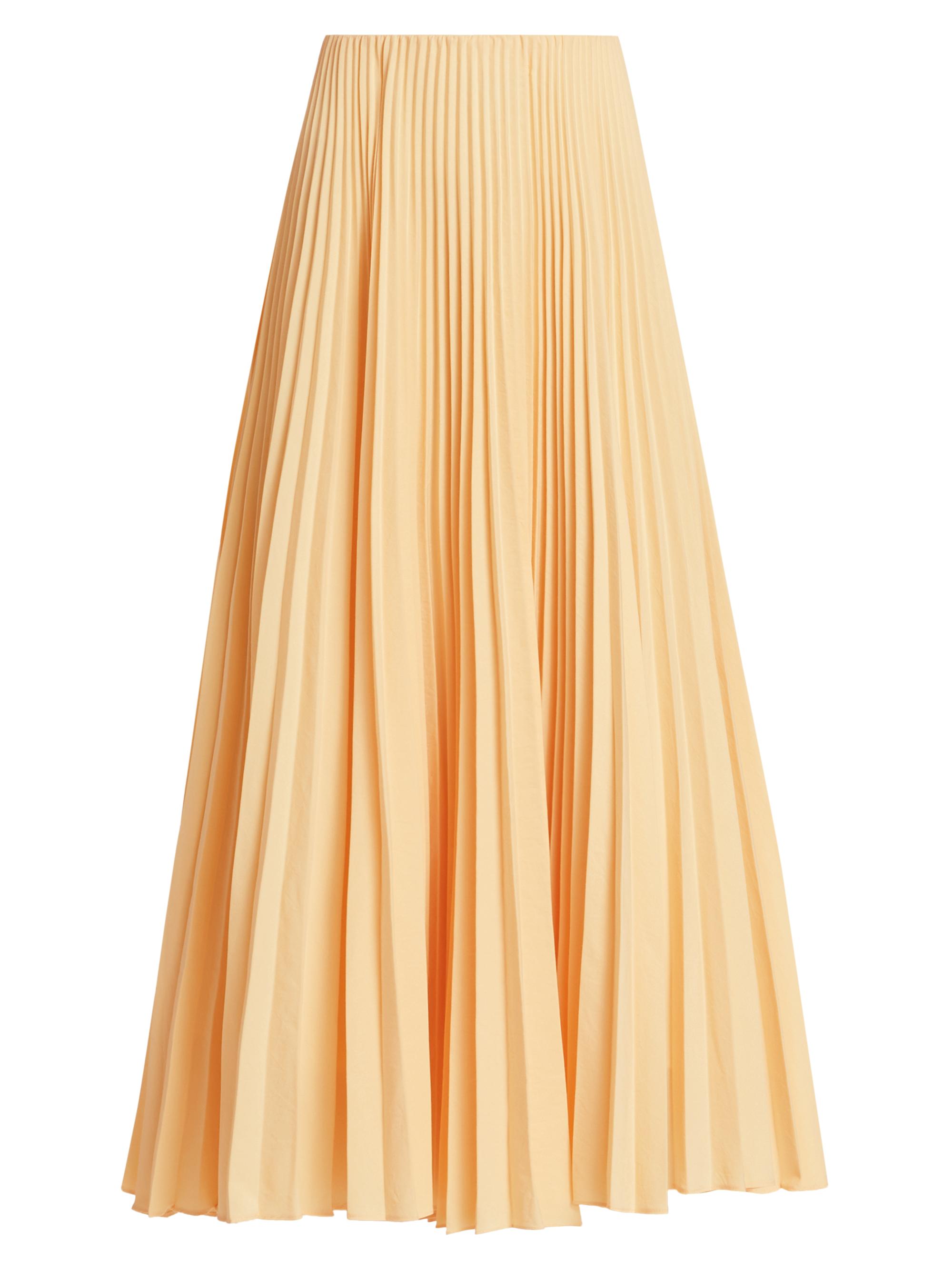 A.L.C. Women's Tatum Pleated Midi-Skirt - Au Lait