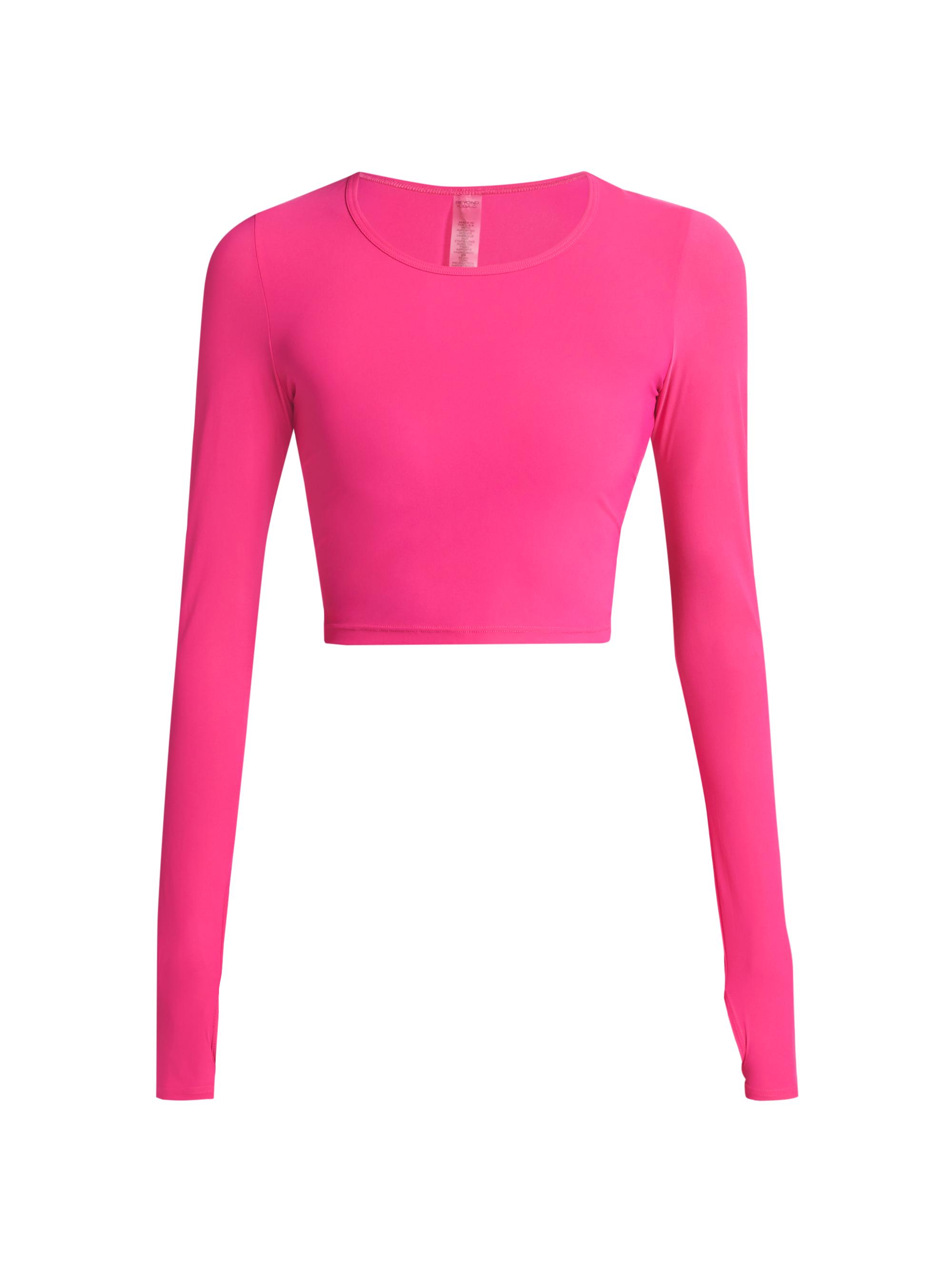 Beyond Yoga Women's Performance Knit Crop Top - Pink Energy