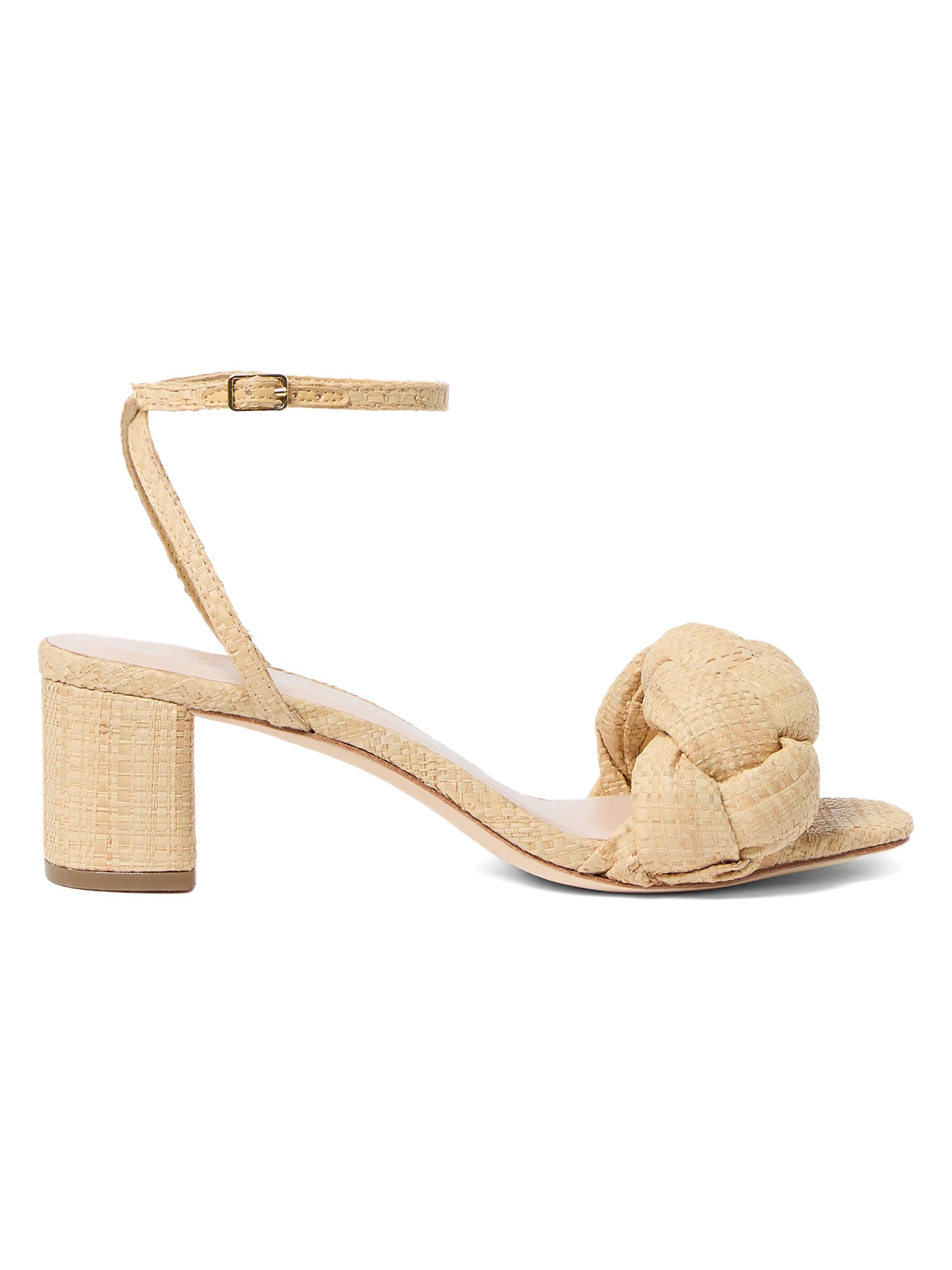 Loeffler Randall Women's Avril 50MM Braided Raffia Sandals - Natural