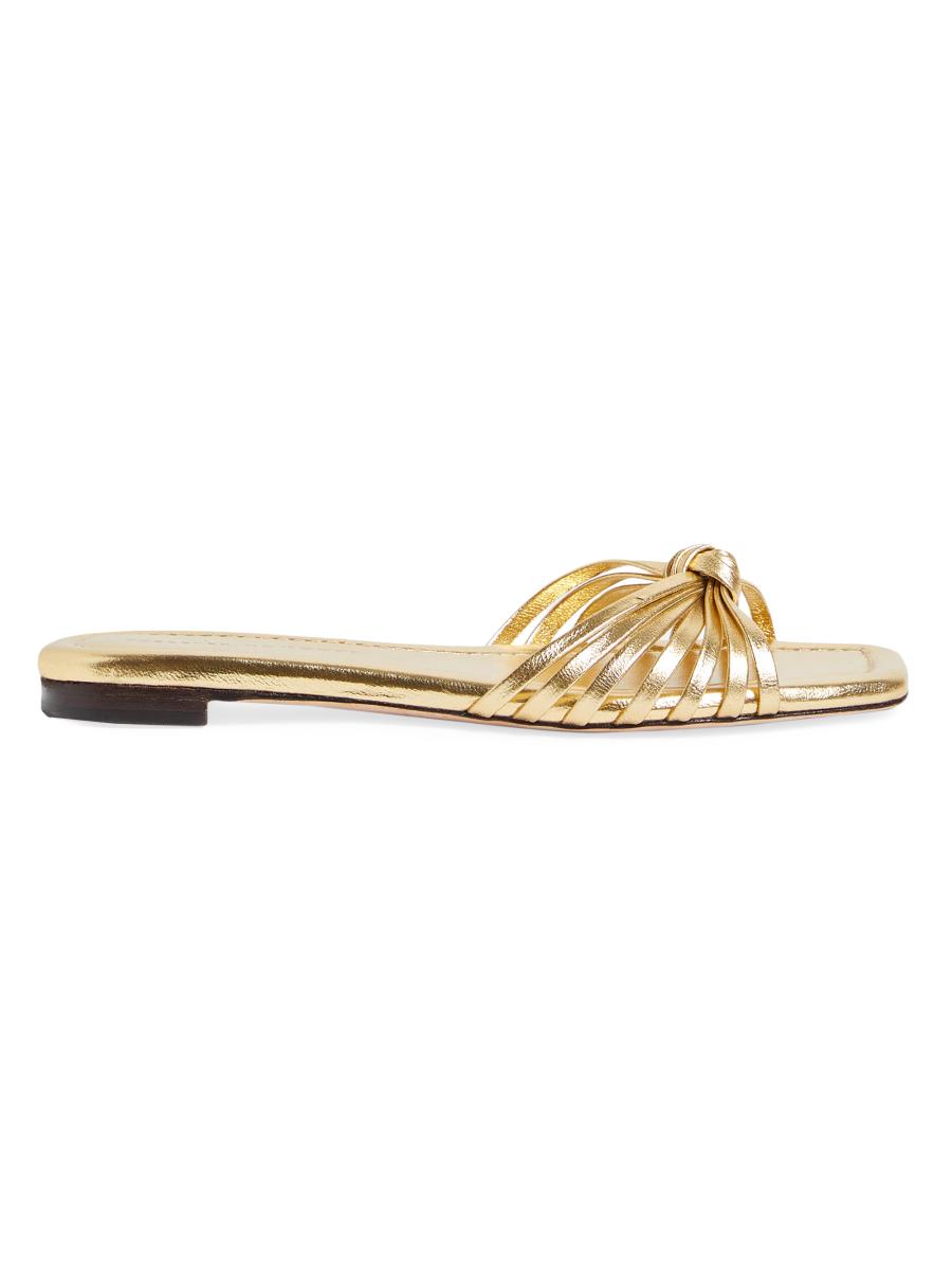 Loeffler Randall Izzie Knotted Leather Sandals | Saks Fifth Avenue
