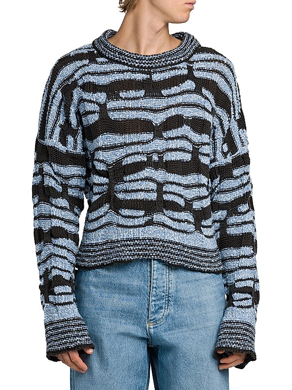 Shop Bottega Veneta Distorted Striped Sweater | Saks Fifth Shop Bottega Veneta Distorted Striped Sweater | Saks Fifth