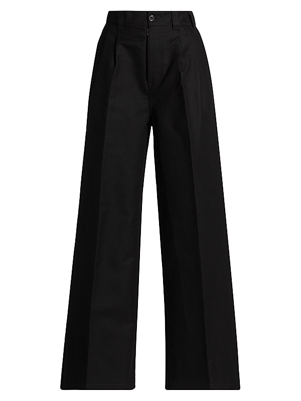 Shop Maison Margiela Heavy Cotton Wide-Leg Pants | Saks Shop Maison Margiela Heavy Cotton Wide-Leg Pants | Saks