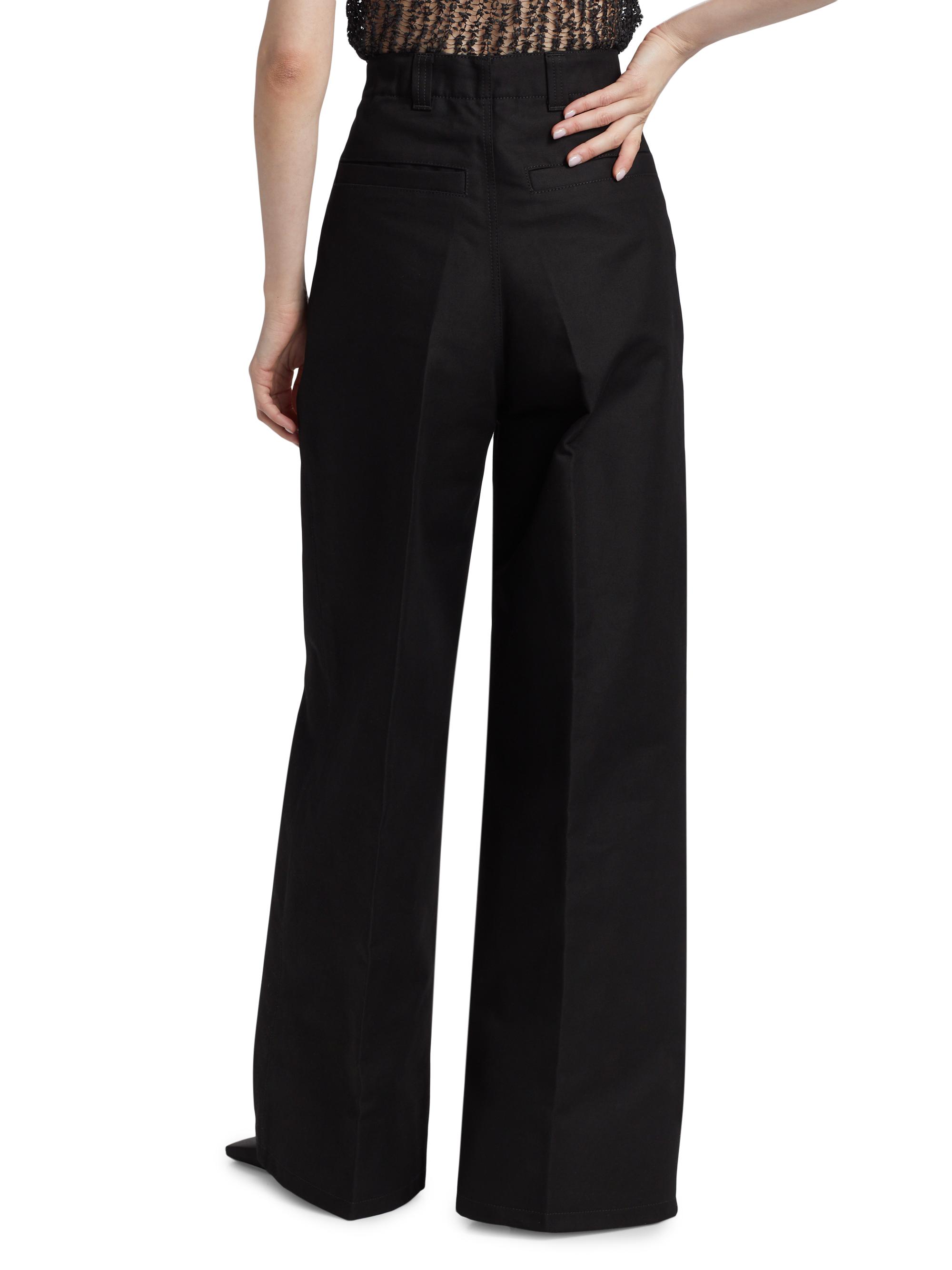 Maison Margiela Heavy Cotton Wide-Leg Pants | Saks Fifth Avenue