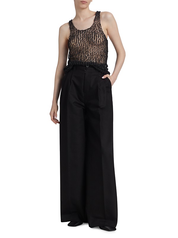 Shop Maison Margiela Heavy Cotton Wide-Leg Pants | Saks Shop Maison Margiela Heavy Cotton Wide-Leg Pants | Saks
