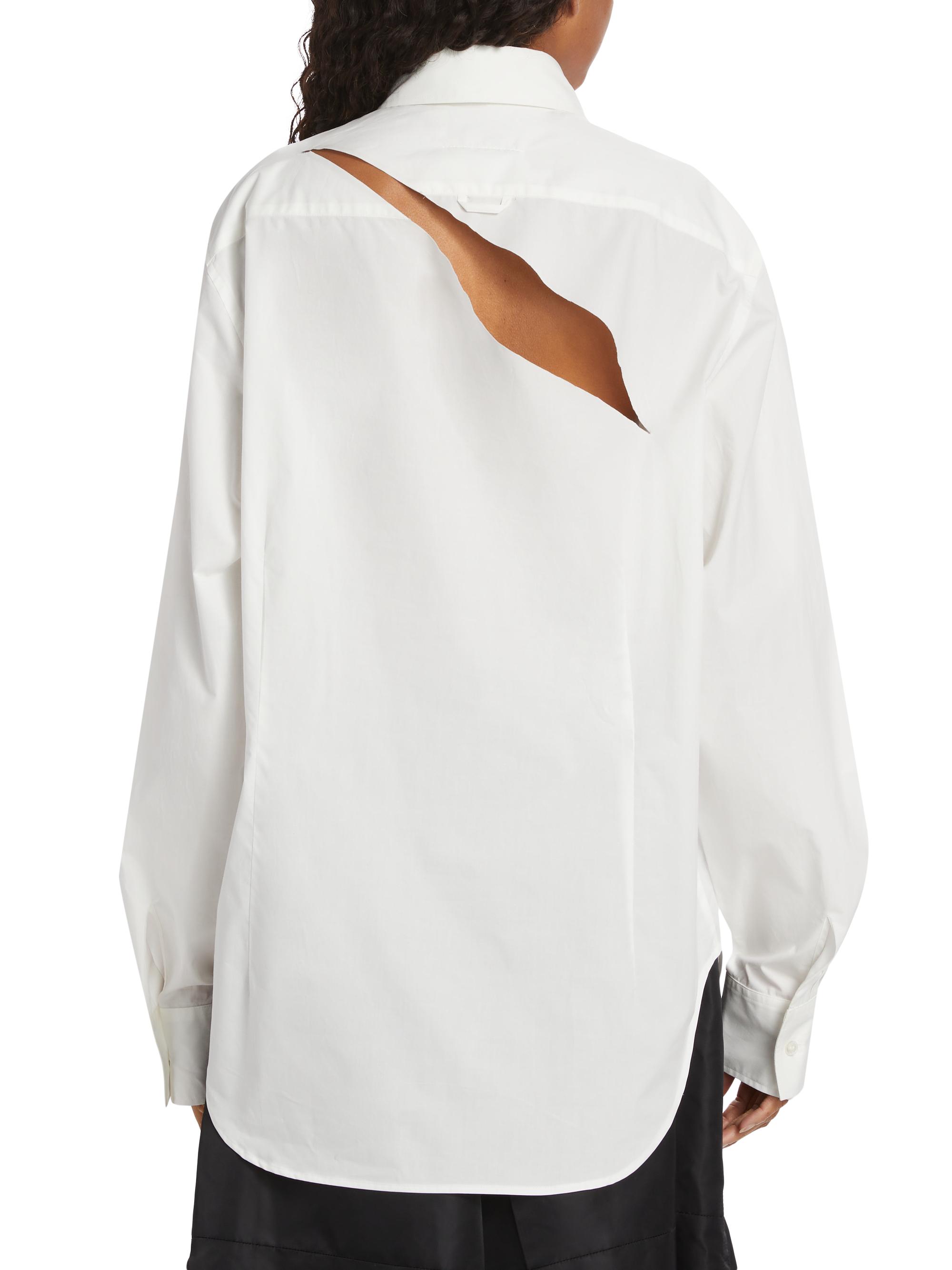 Shop MM6 Maison Margiela Poplin Slashed Pocket Shirt | Saks Fifth  