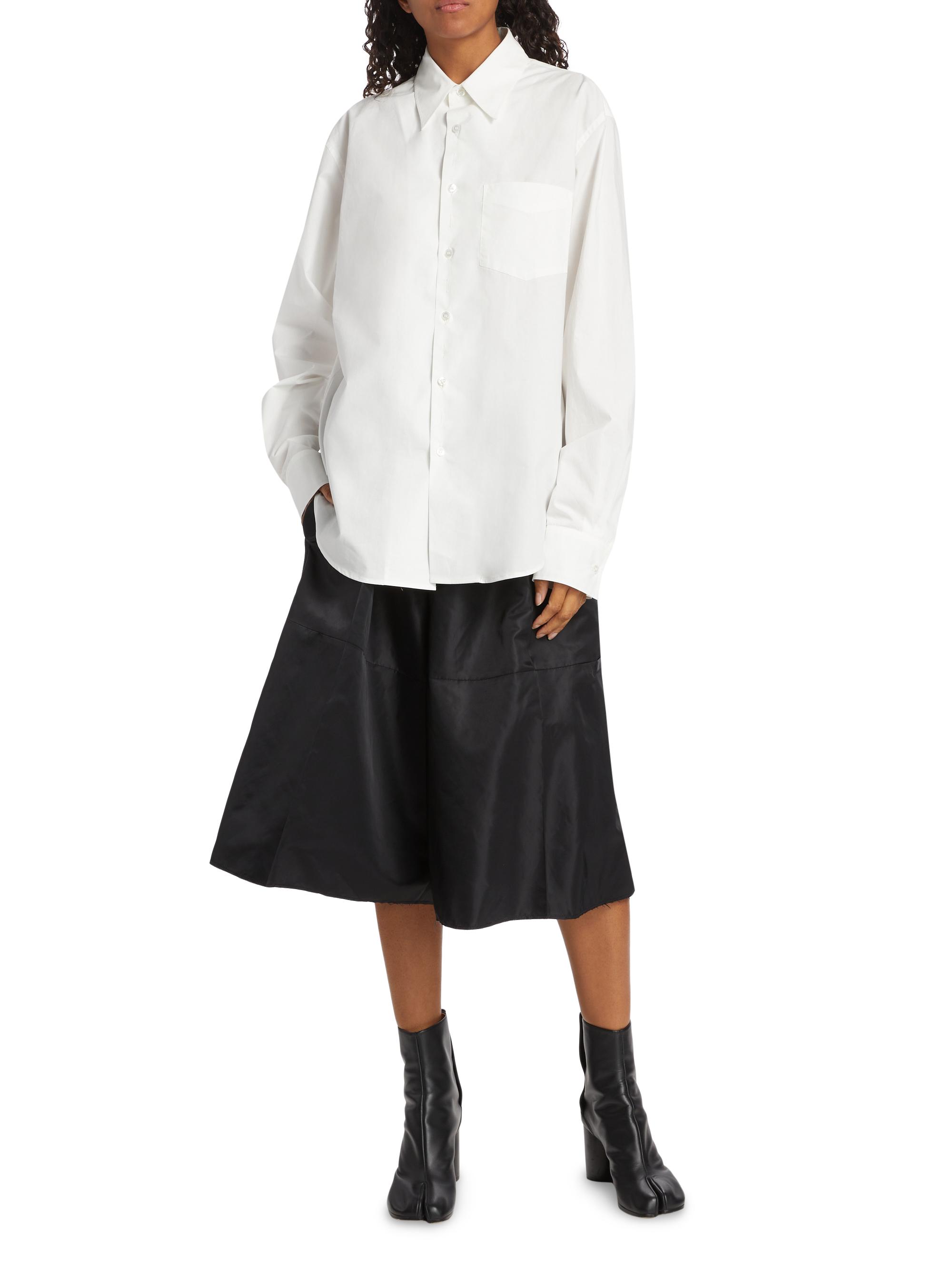 Shop MM6 Maison Margiela Poplin Slashed Pocket Shirt | Saks Fifth  