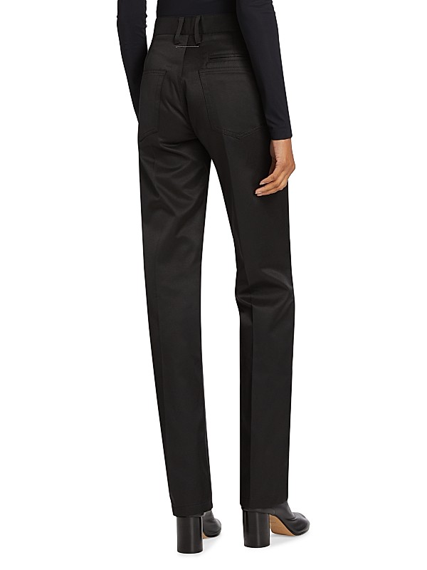 Shop MM6 Maison Margiela Cotton Gabardine Slim-Fit Pants Shop MM6 Maison Margiela Cotton Gabardine Slim-Fit Pants
