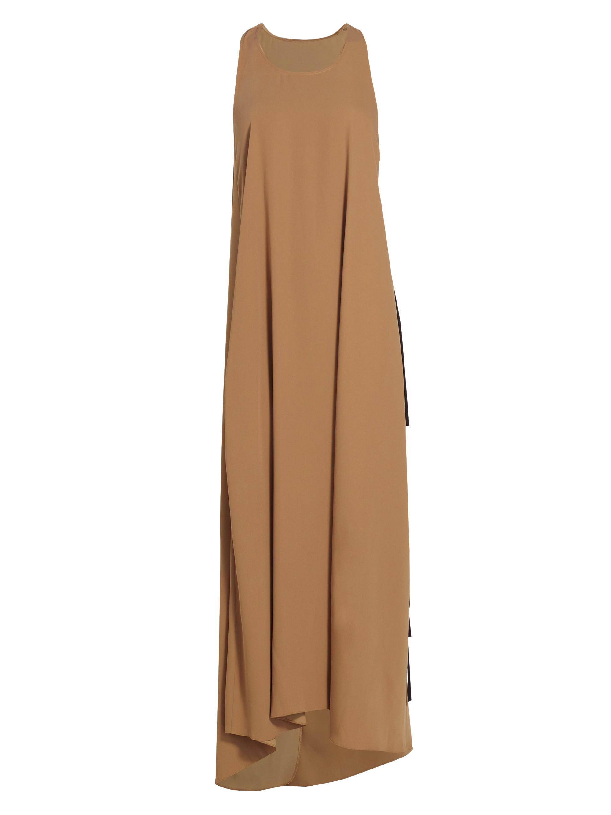MM6 Maison Margiela Women's Fluid Sleeveless Maxi Dress - Mud Brown