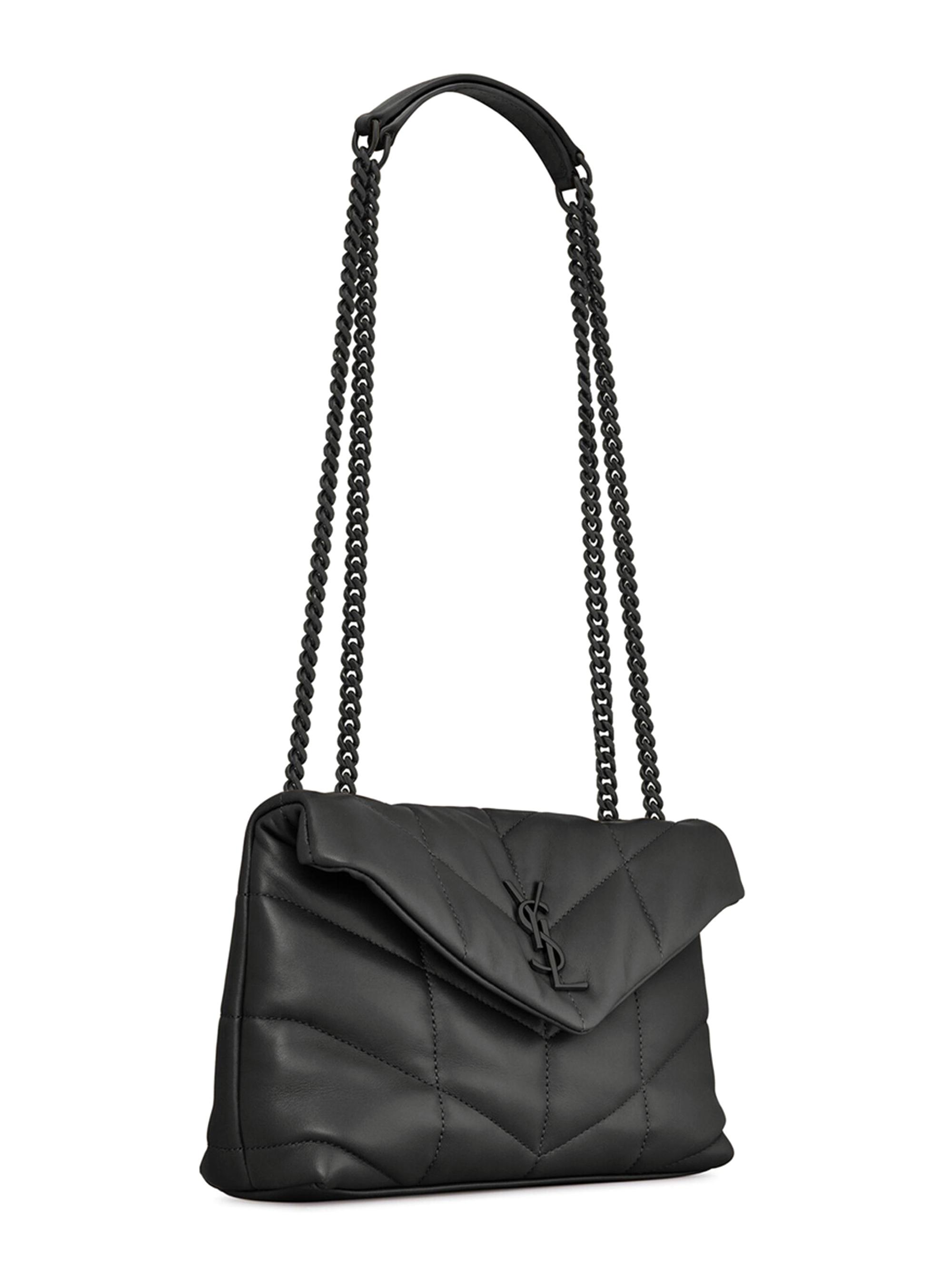 【希少】SAINT LAURENT Lulu Puffer Shoulder Saint Laurent Small Loulou Leather Puffer Bag | Nordstrom
