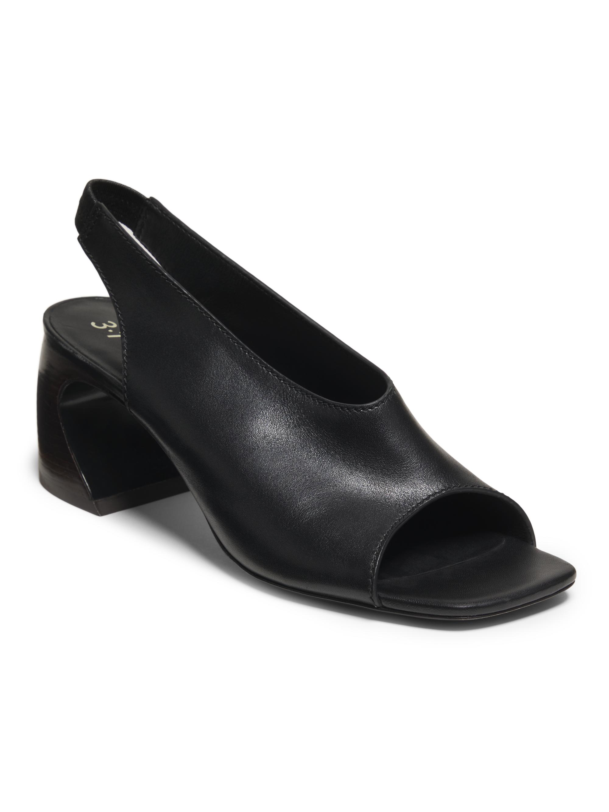 3.1 Phillip Lim 65MM Leather Open-Toe Slingback Mules | Saks Fifth