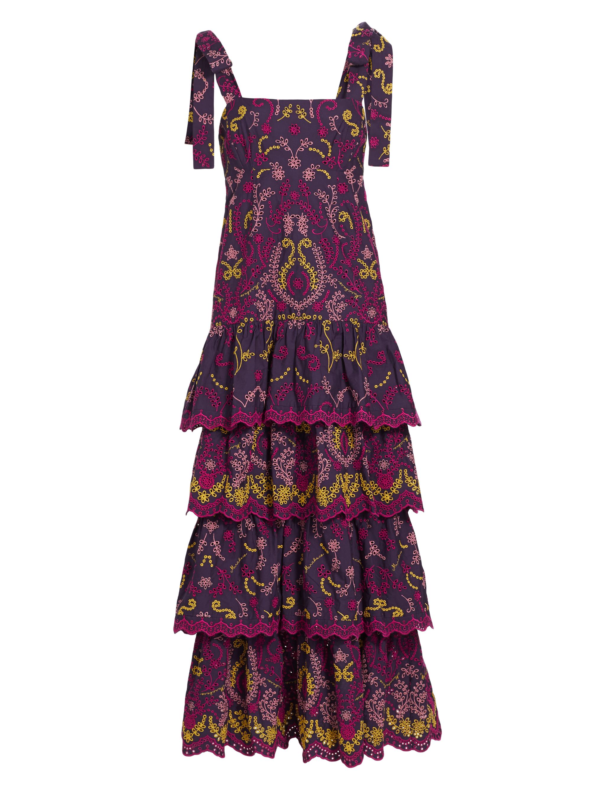 sachin and babi light blue dress $1095 NEW Marchesa Notte Flounce Sleeve Embroidery Gown Dress Pink Blush  Nude 12 main image 0