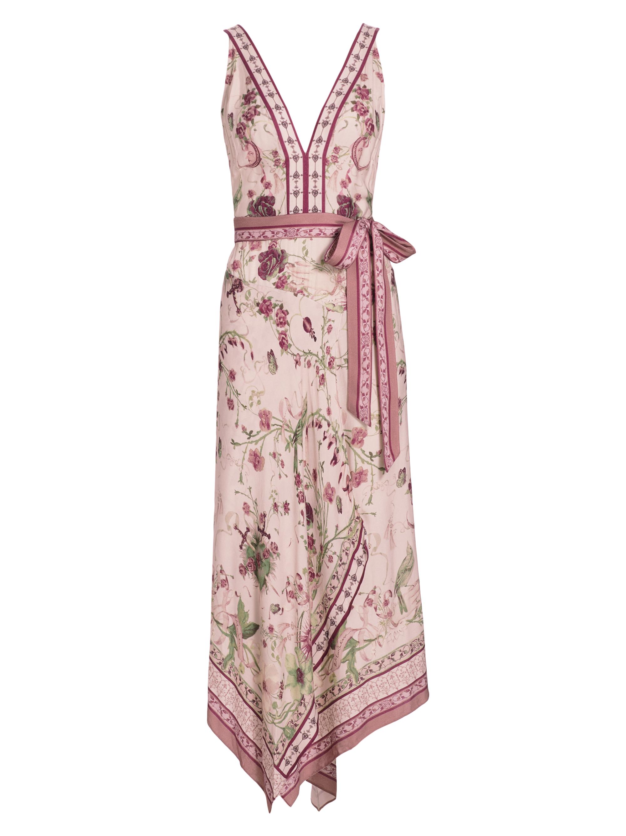 Marchesa Rosa Women's Byrn Floral Sleeveless Maxi Dress - Pink Multi