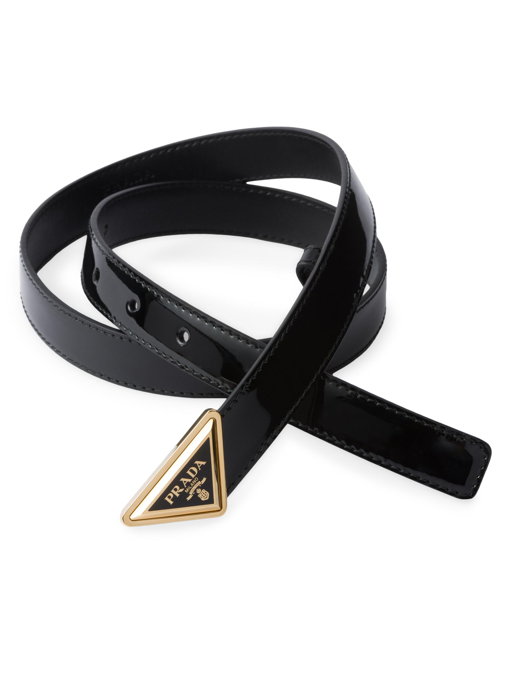 Prada Patent Leather Belt | Saks Fifth Avenue