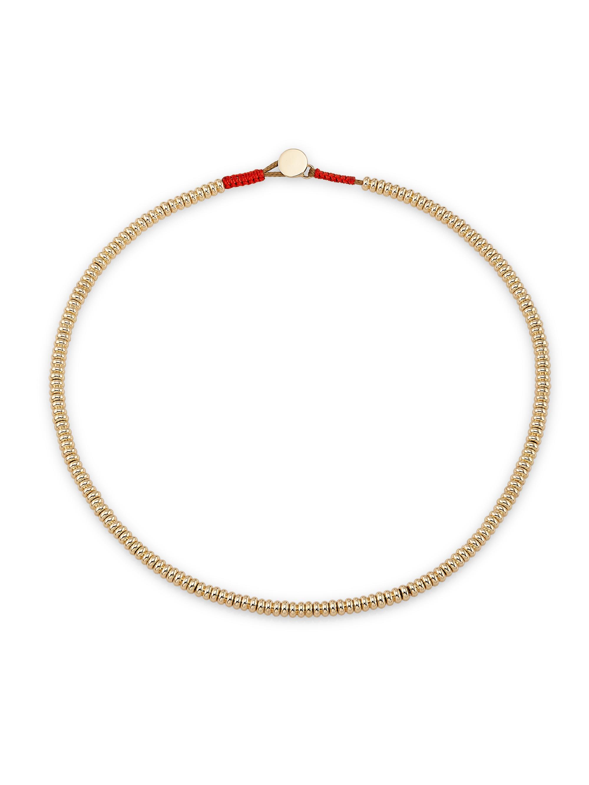 Roxanne Assoulin Women's Corduroy Goldtone Beaded Necklace - Shiny Gold