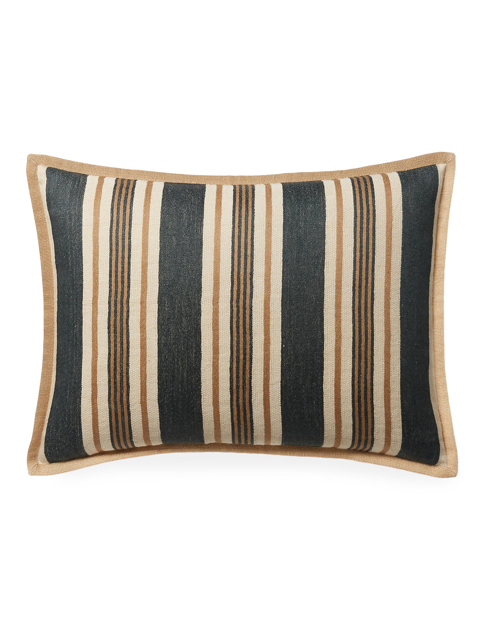 Ralph Lauren Harlow Callie Throw Pillow - Pine Green Cream