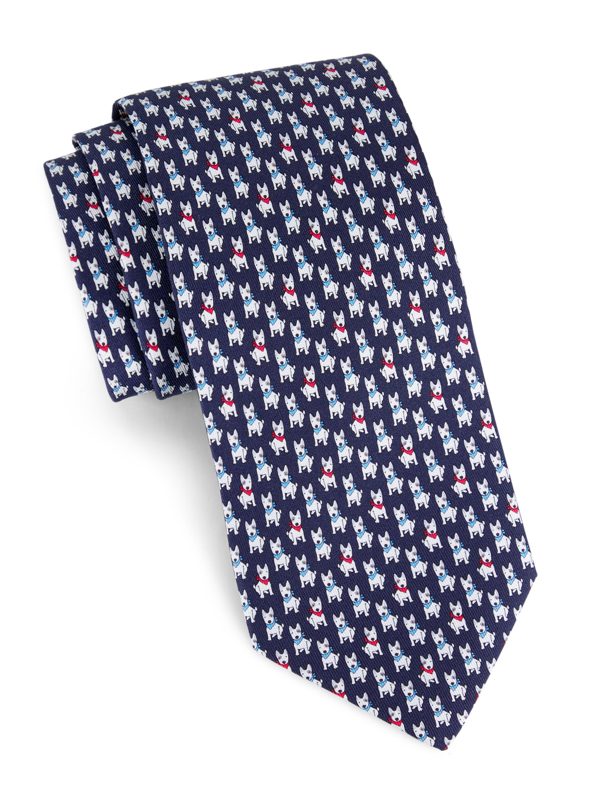 FERRAGAMO Gancini Silk Tie | Saks Fifth Avenue