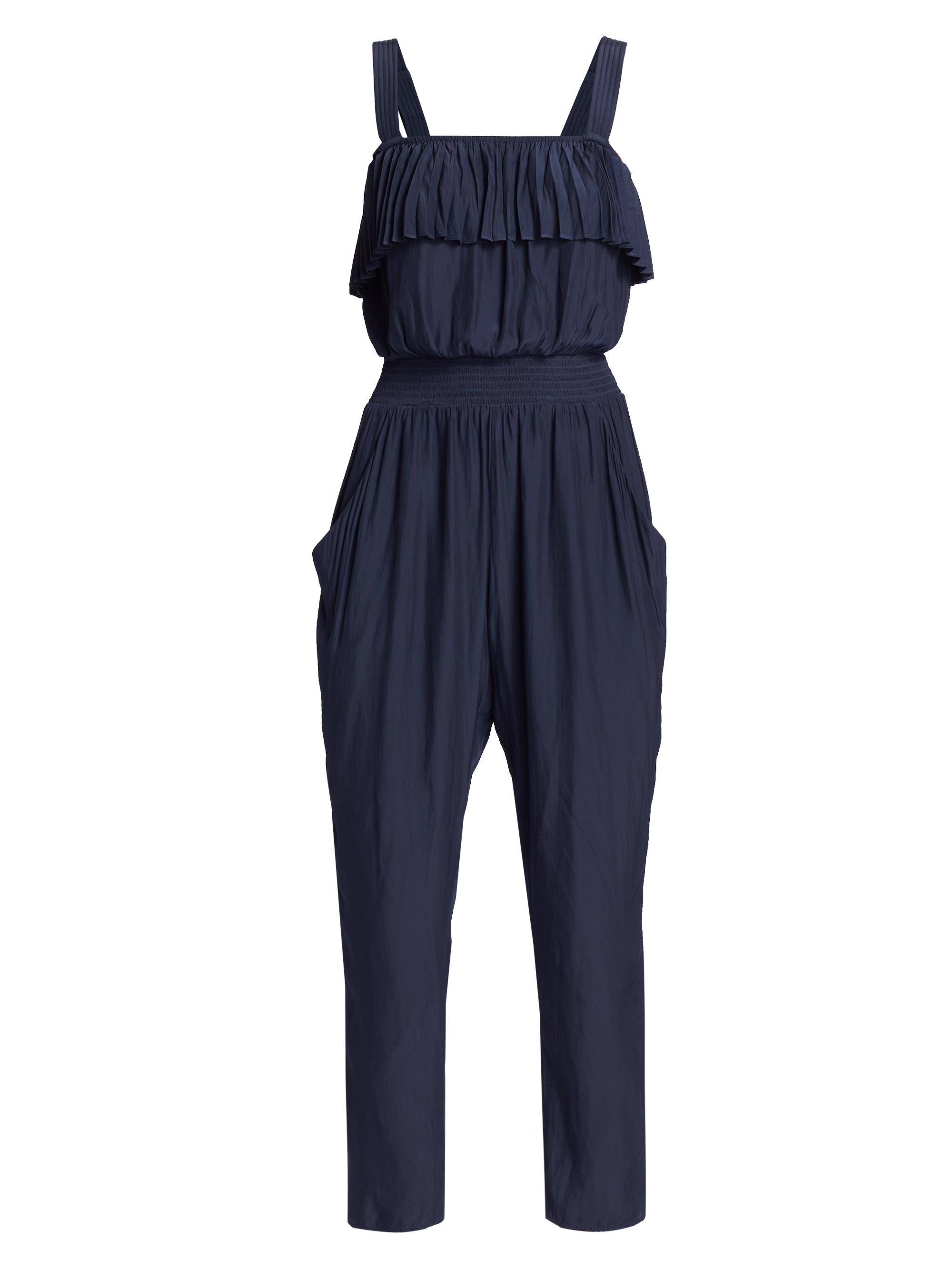 Ramy Brook Women's Shay Ruffled Jumpsuit - Spring Navy