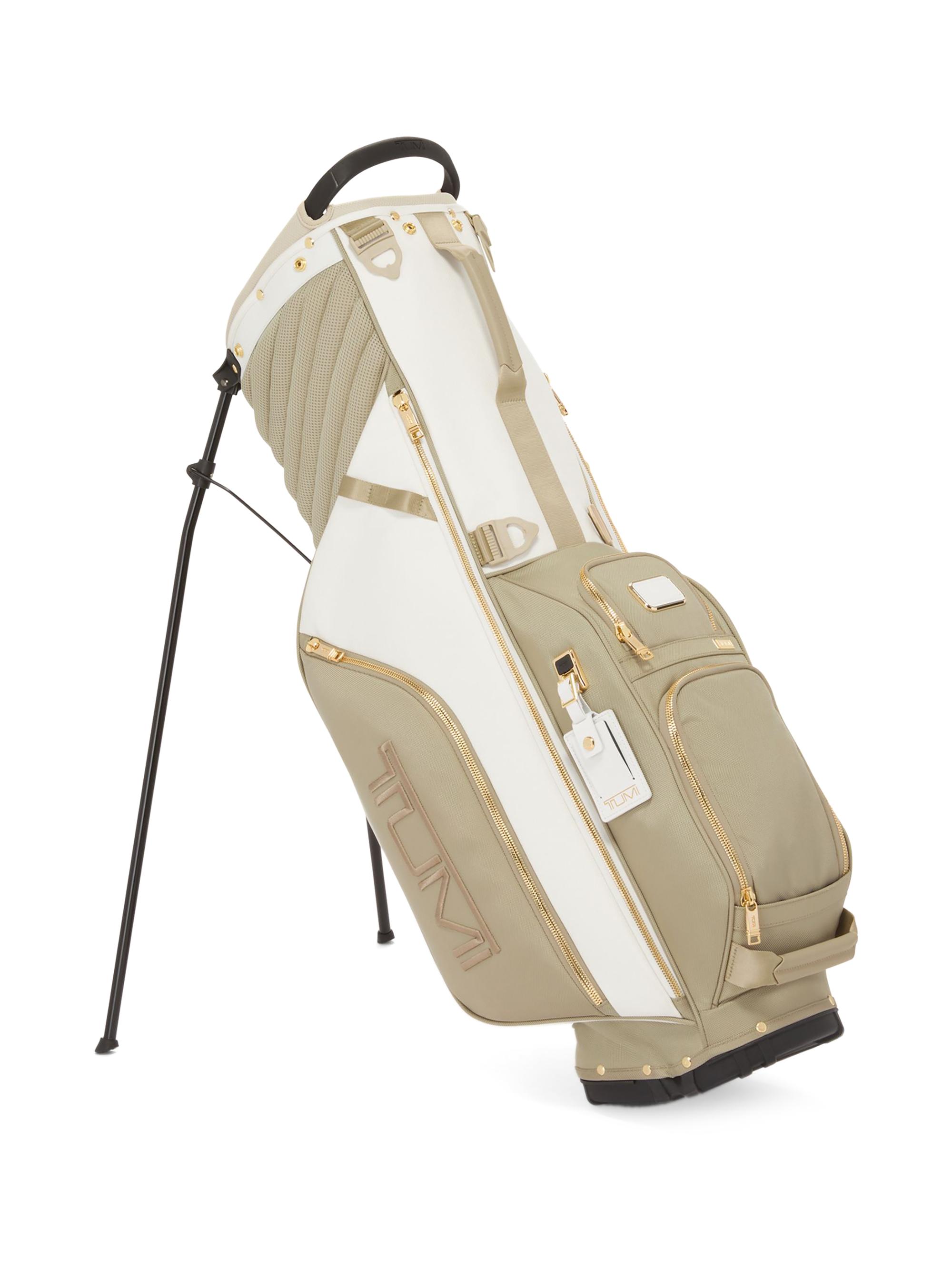 TUMI Men's Alpha Golf Stand Bag - Off White