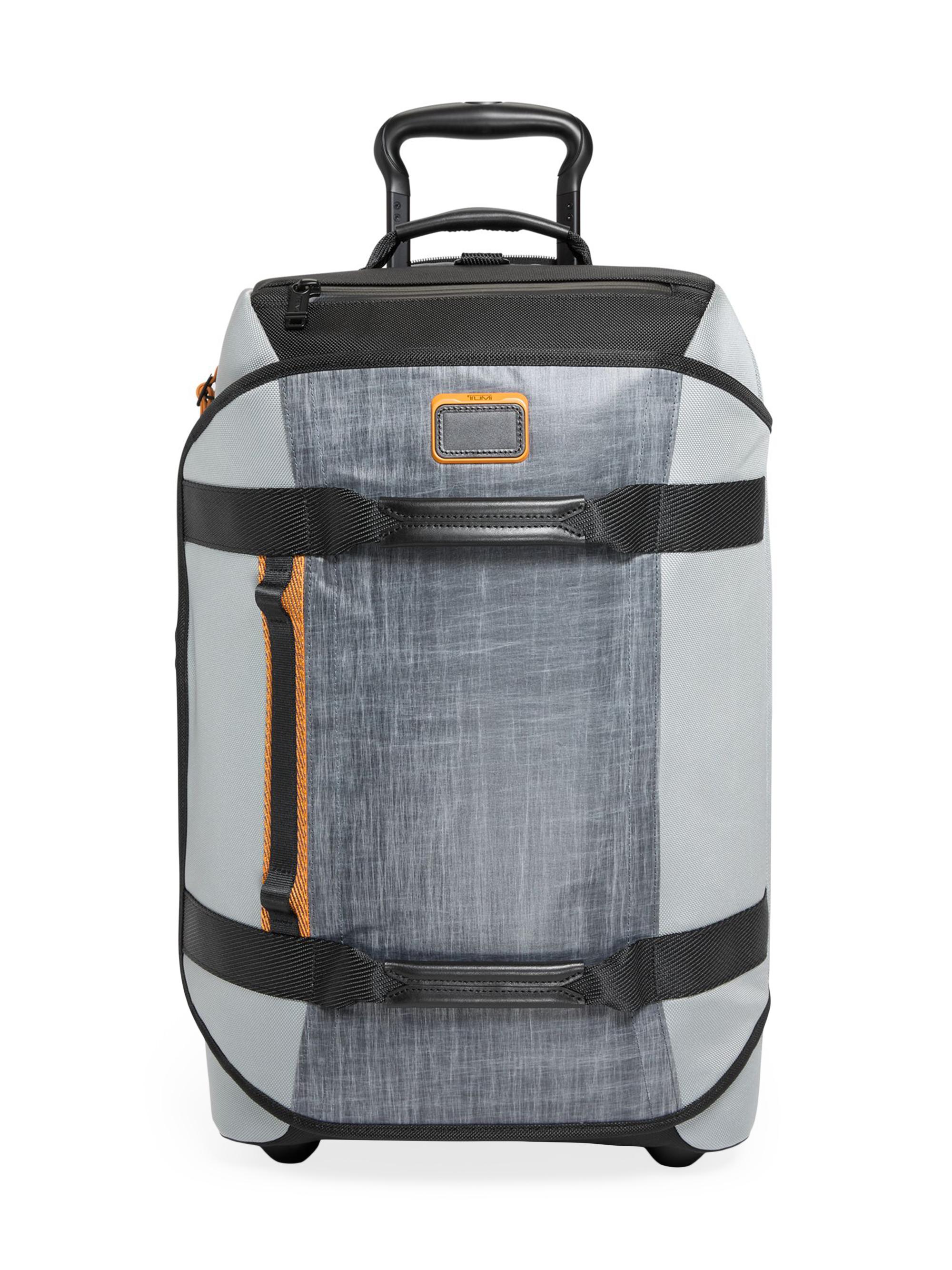 TUMI Men's Alpha Bravo Convertible Wheeled Duffel Bag - Steel