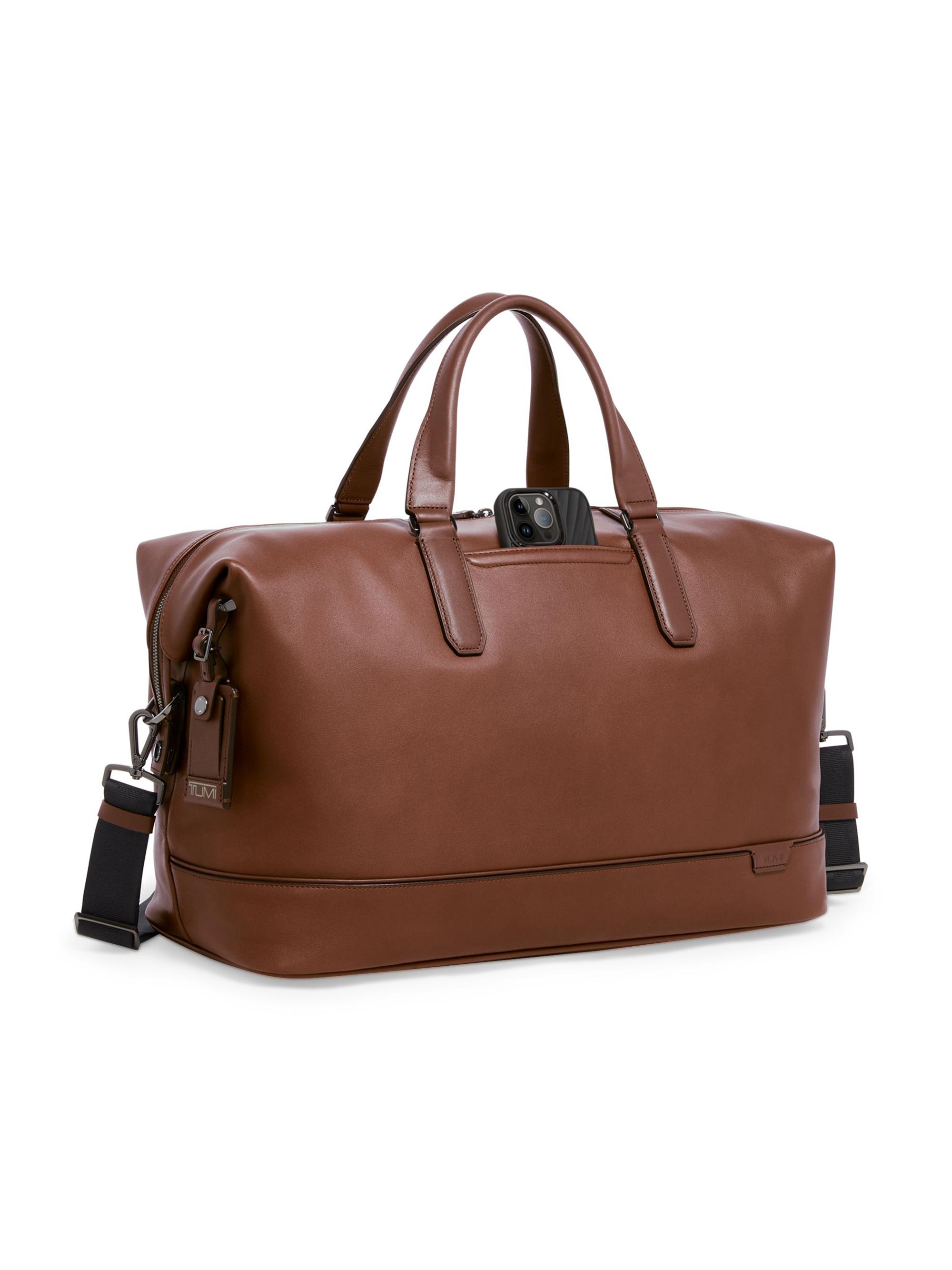 TUMI Harrison Nelson Leather Duffel Bag | Saks Fifth Avenue