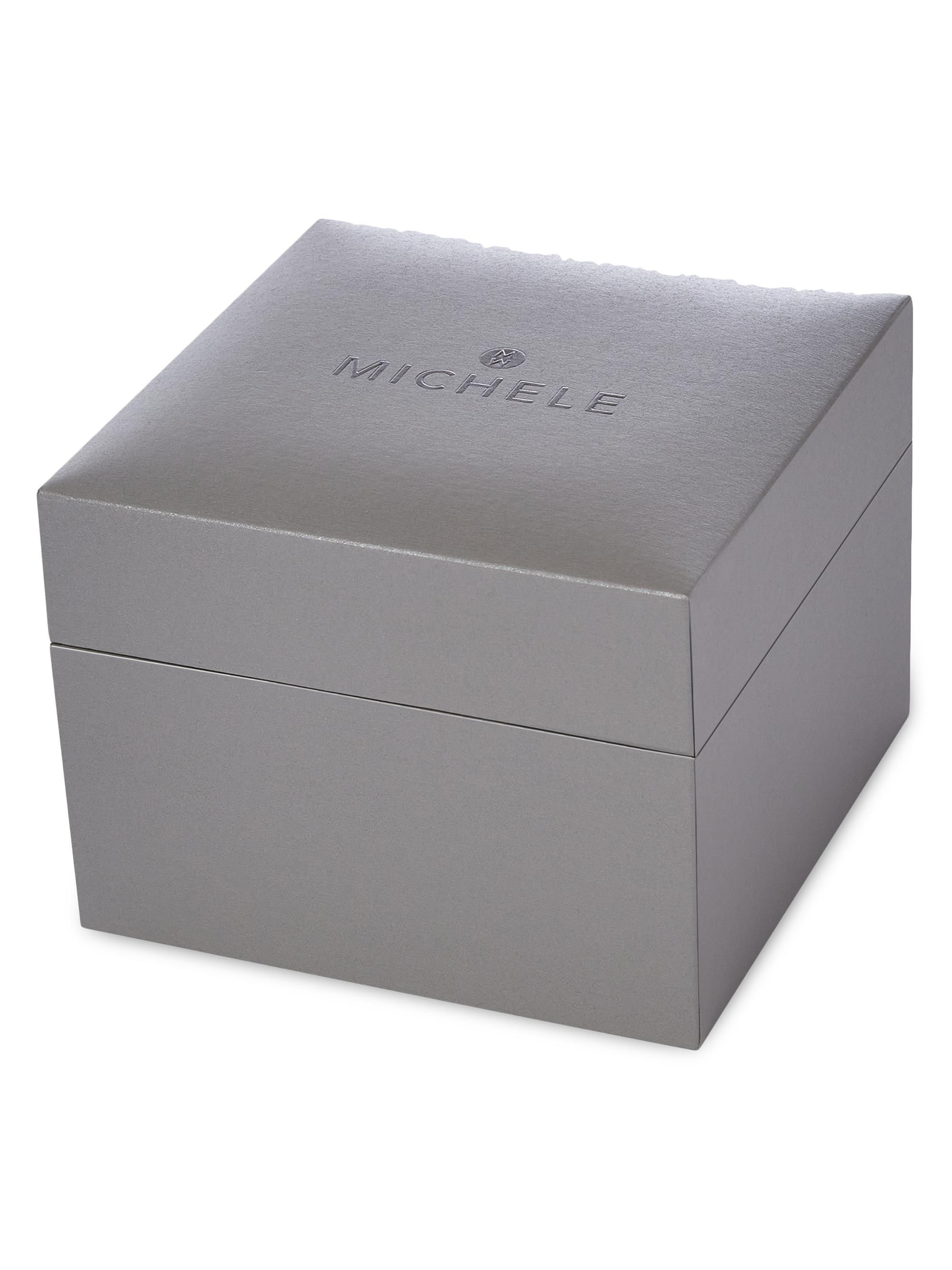 Michele Deco Mid Stainless Steel, Mother-Of-Pearl & Diamond