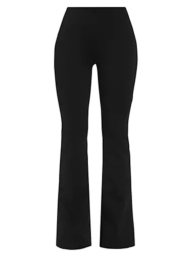 NWT Under Armour Favorite Open Hem Side Split Black Pants Women Size XSMALL  $55