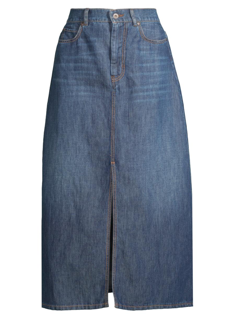 Weekend Max Mara Gelada Five-Pocket Midi-Skirt | Saks Fifth