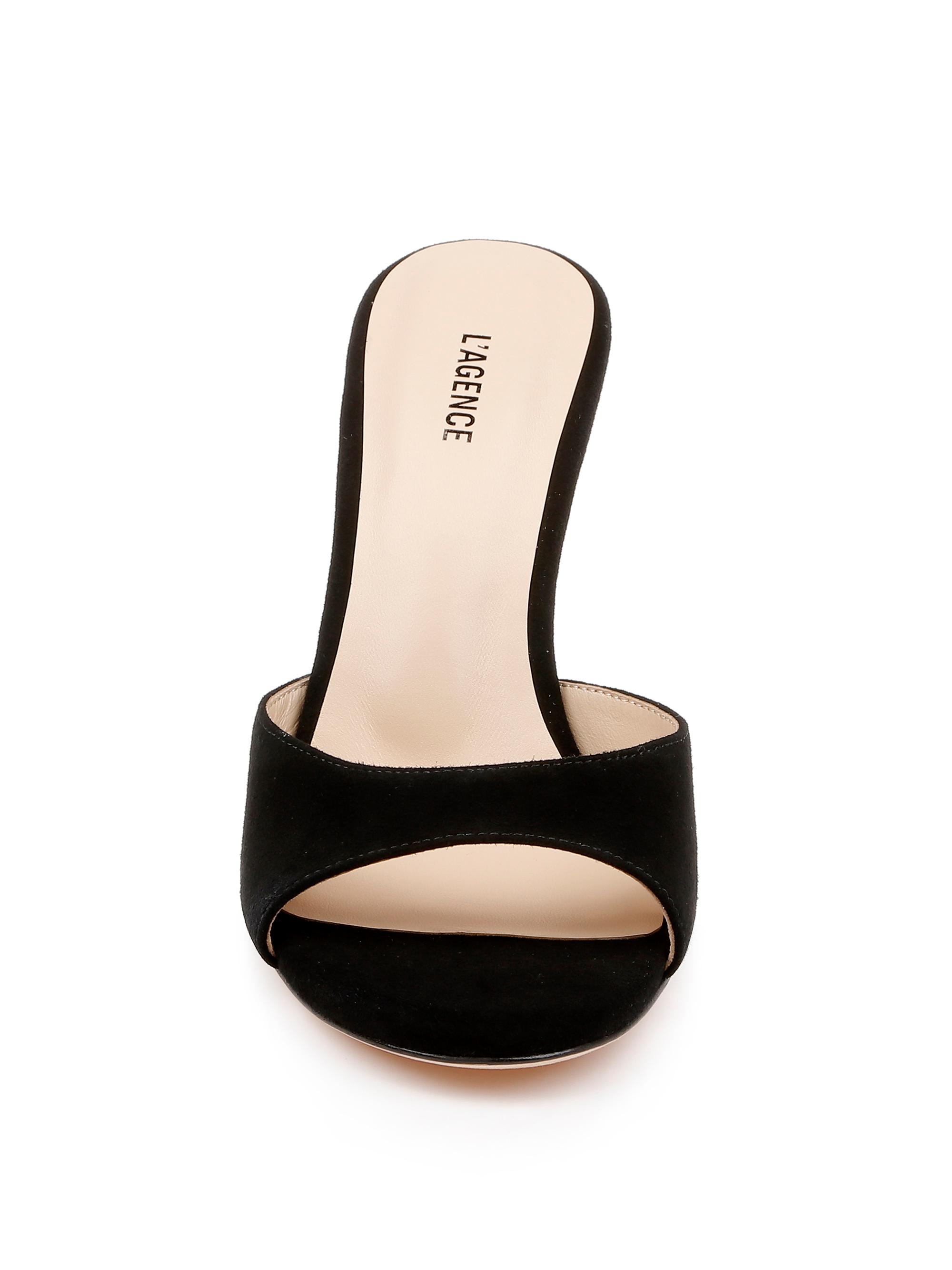 L'AGENCE Avery 88M Suede Mules | Saks Fifth Avenue