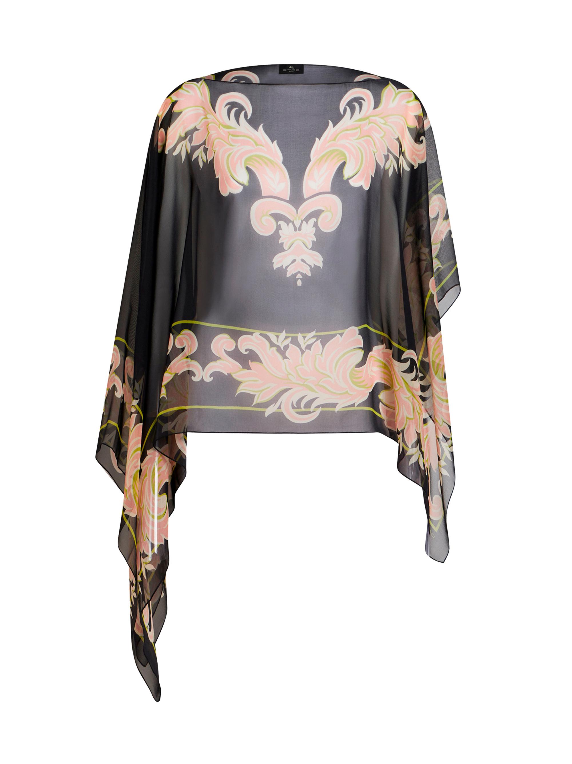 Etro Women's Silk Foulard Poncho