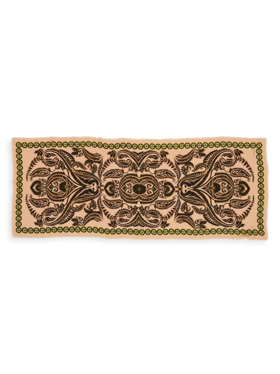 スカーフ Etro Intricate Print Scarf In Wool-Cashmere-Silk Blend Etro Paisley Wool-Cashmere-Silk Scarf | Saks Fifth Avenue