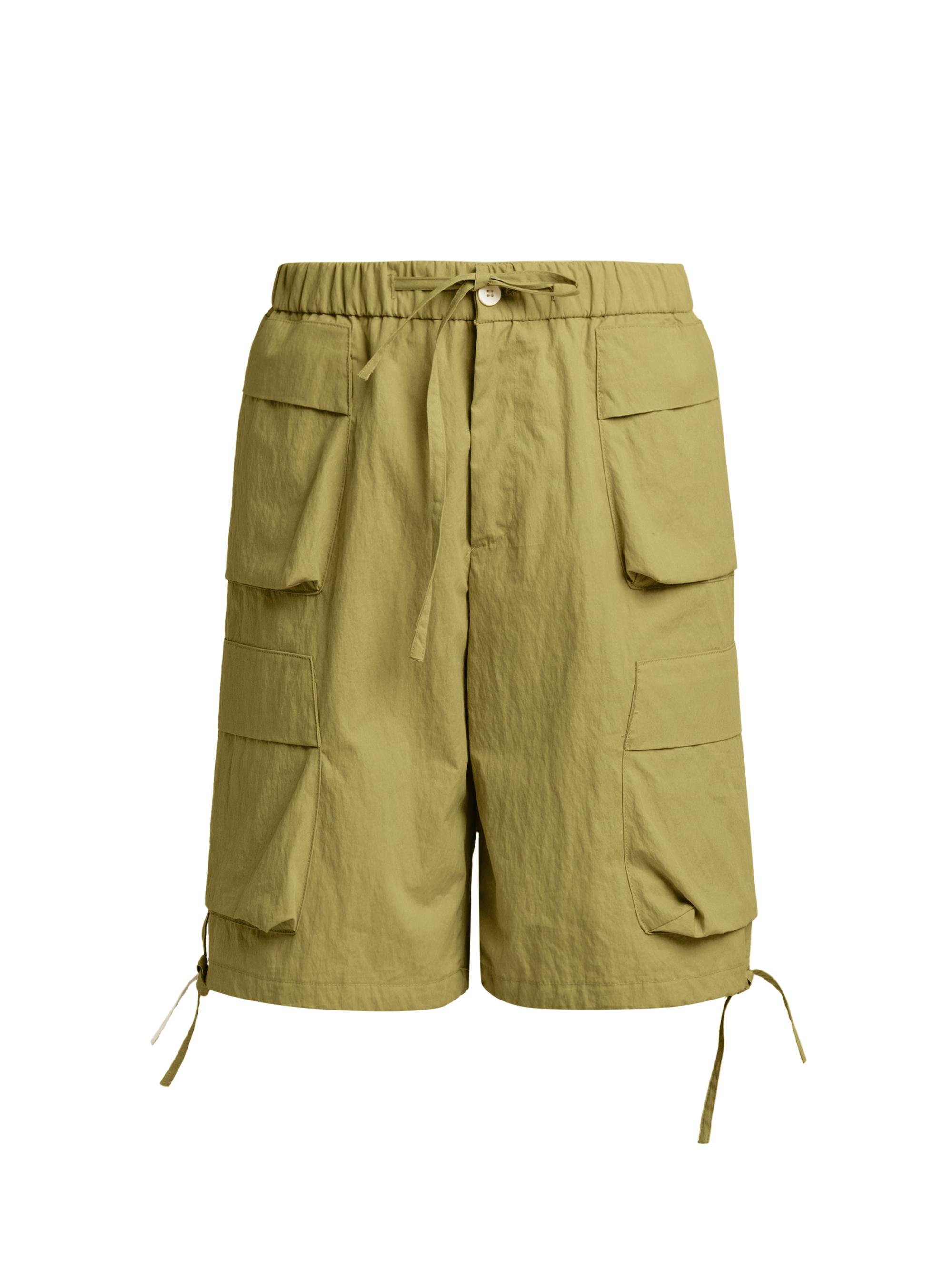 Bonsai Men's Cotton-Blend Cargo Shorts - Cress Green