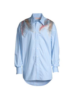 BLUEMARBLE White Rhinestones Shirt