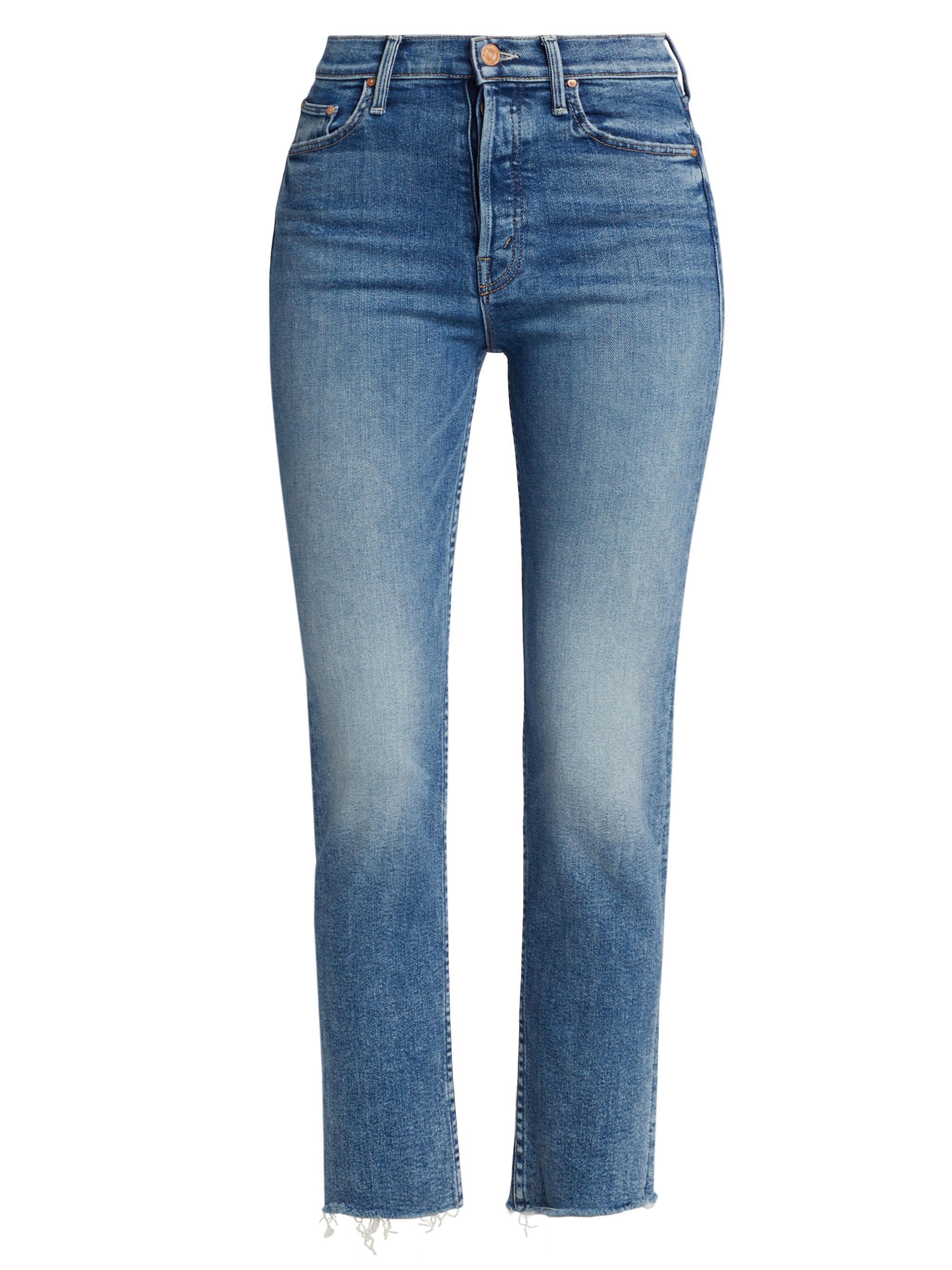 Mother Women's Tomcat Frayed Ankle-Crop Jeans - On The Road