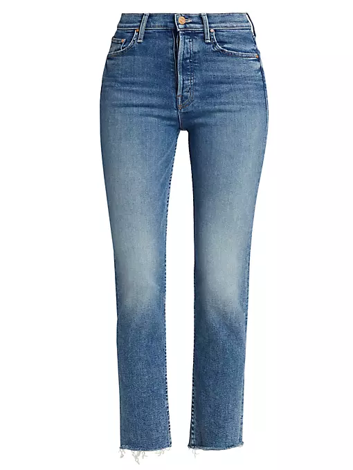 Mother - Tomcat Frayed Ankle-Crop Jeans