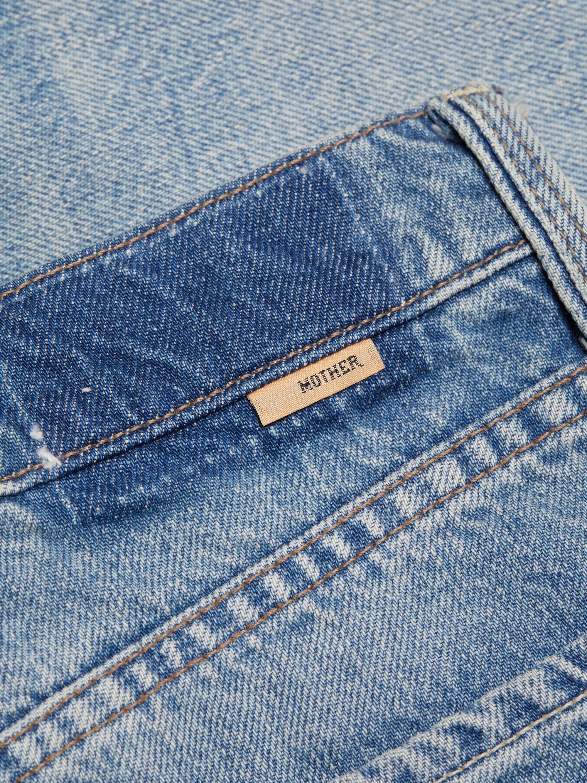 Mother The Skipper Fray Denim Shorts | Saks Fifth Avenue